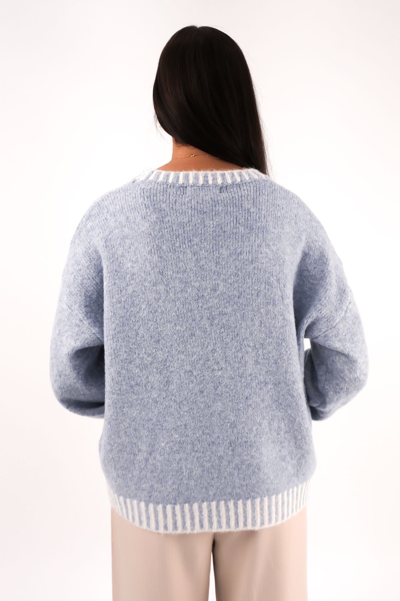 Tilly Knit Jumper Blue
