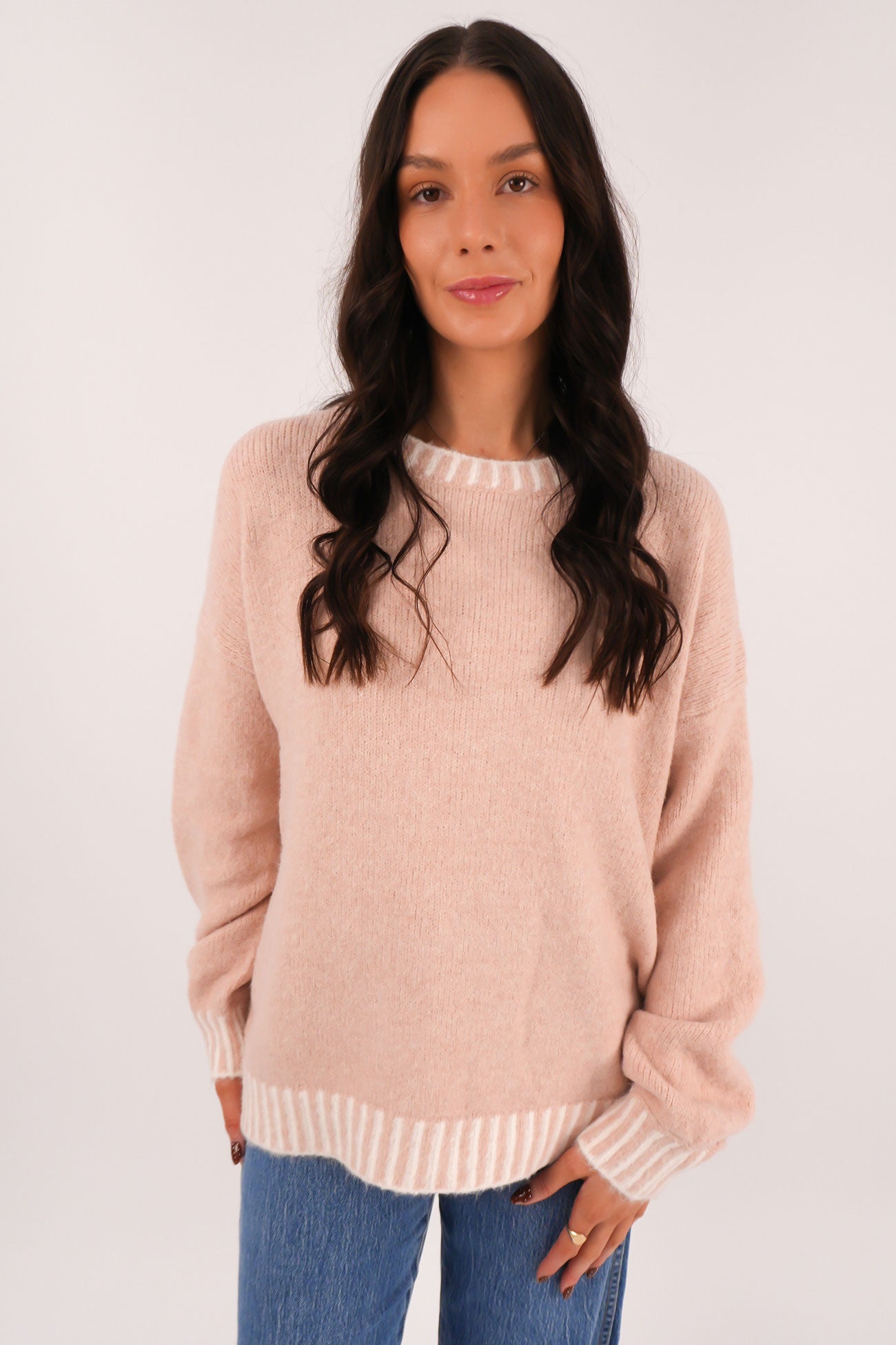 Tilly Knit Jumper Blush
