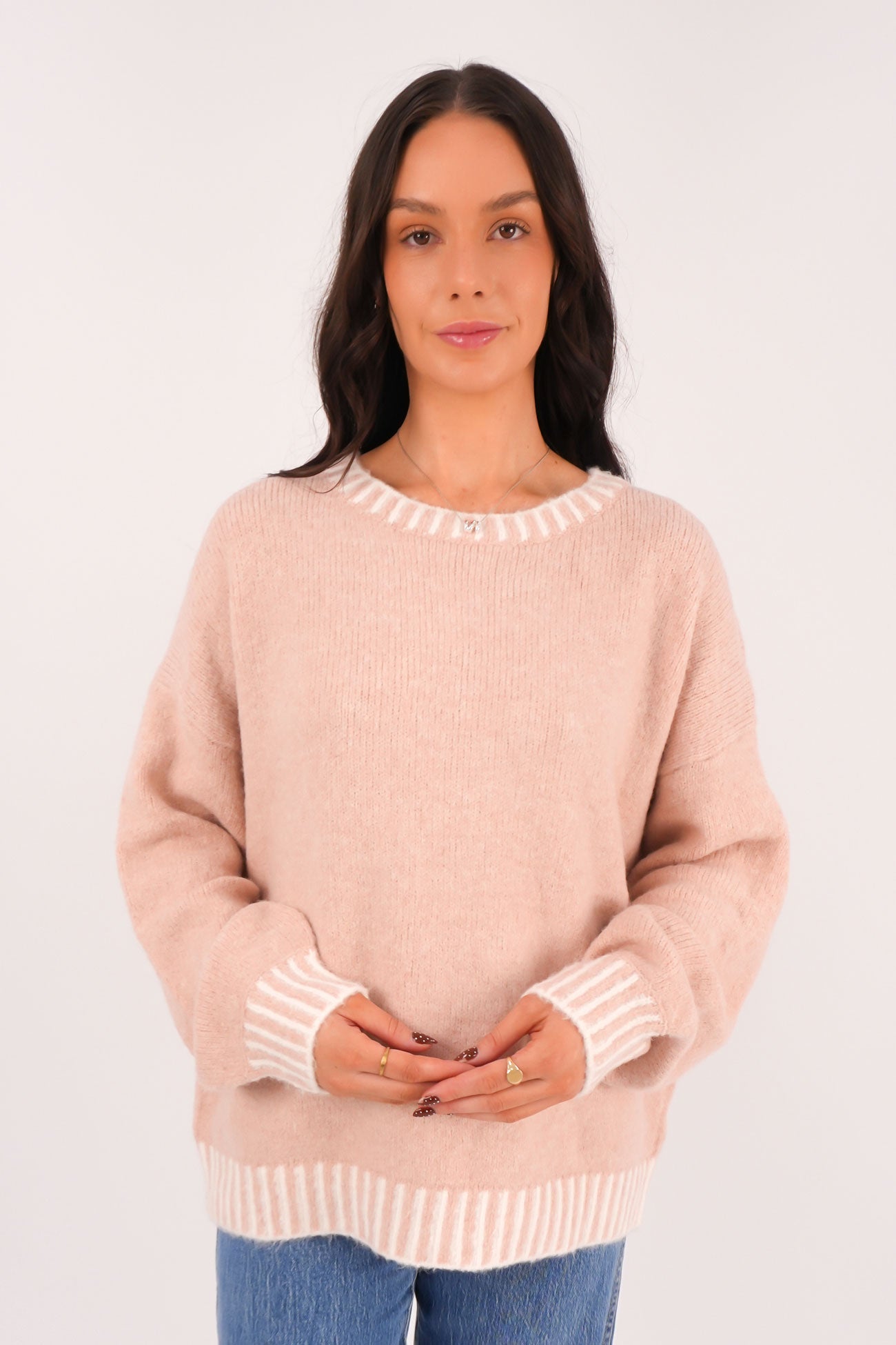 Tilly Knit Jumper Blush