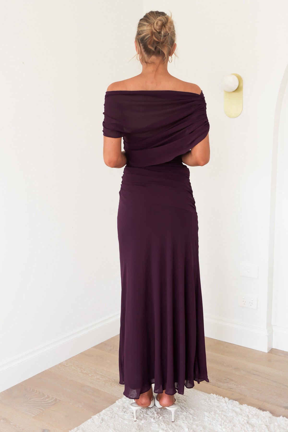 Tommy Midi Dress Plum