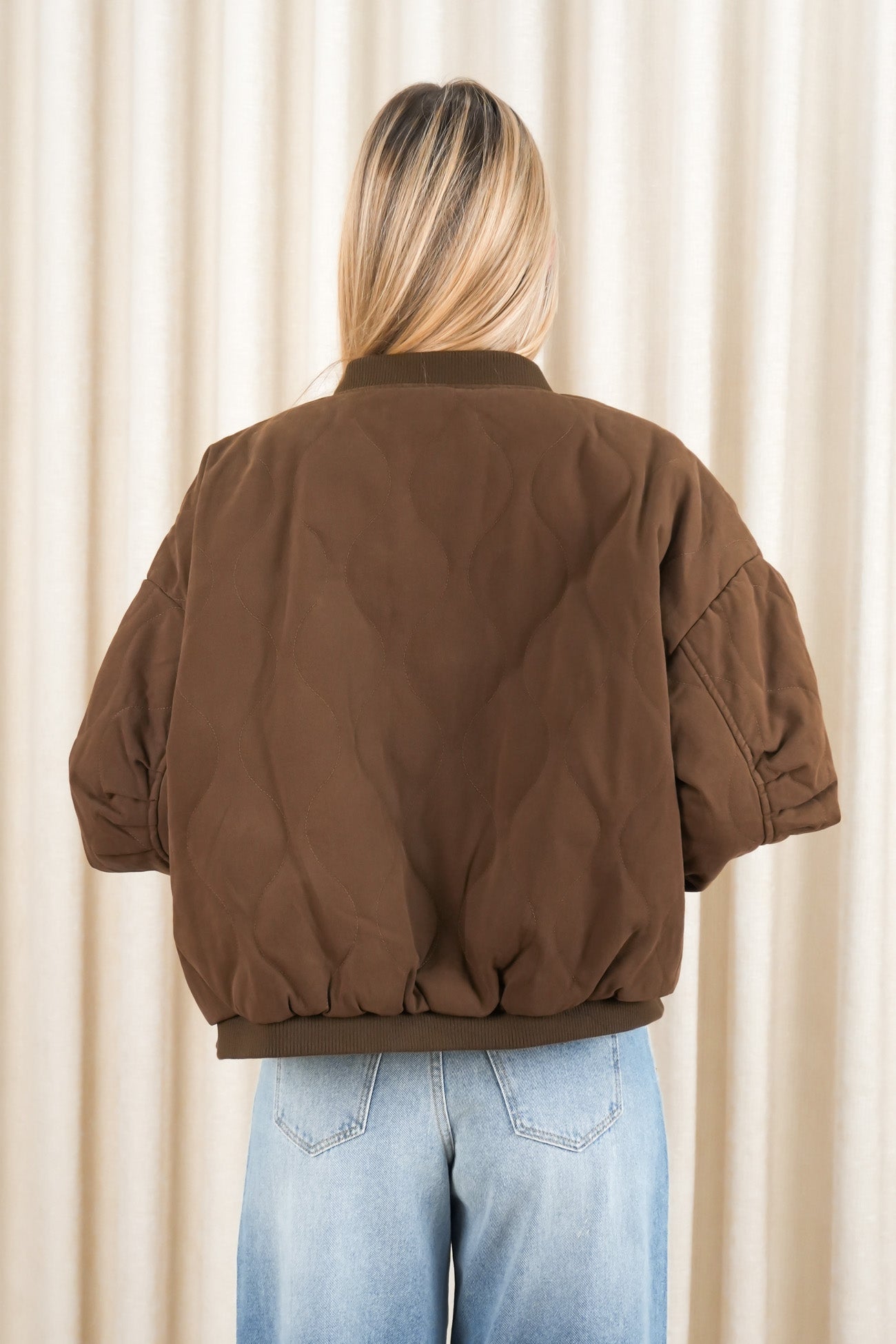 Toni Bomber Jacket Brown