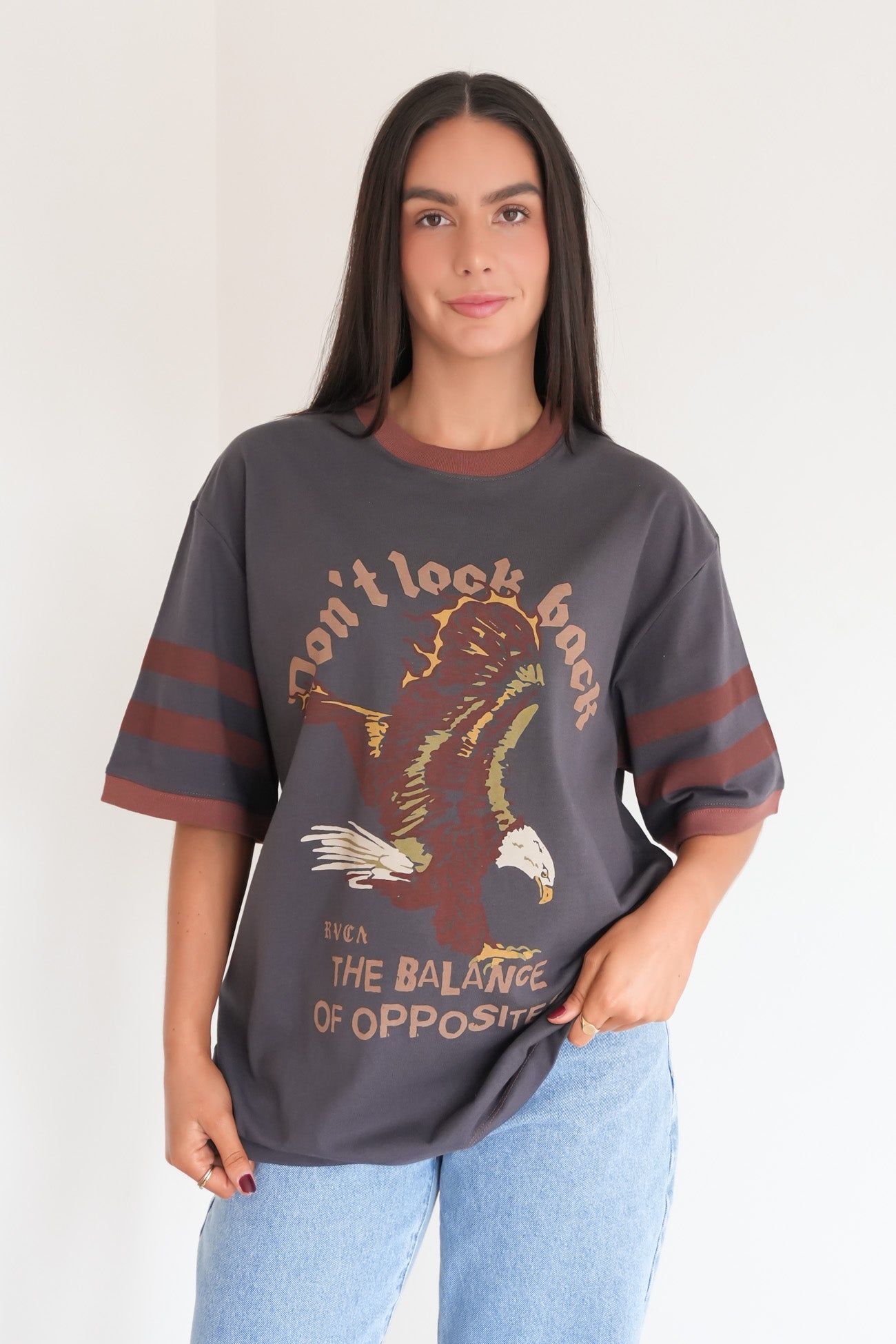 Toni Ringer Tee Washed Black