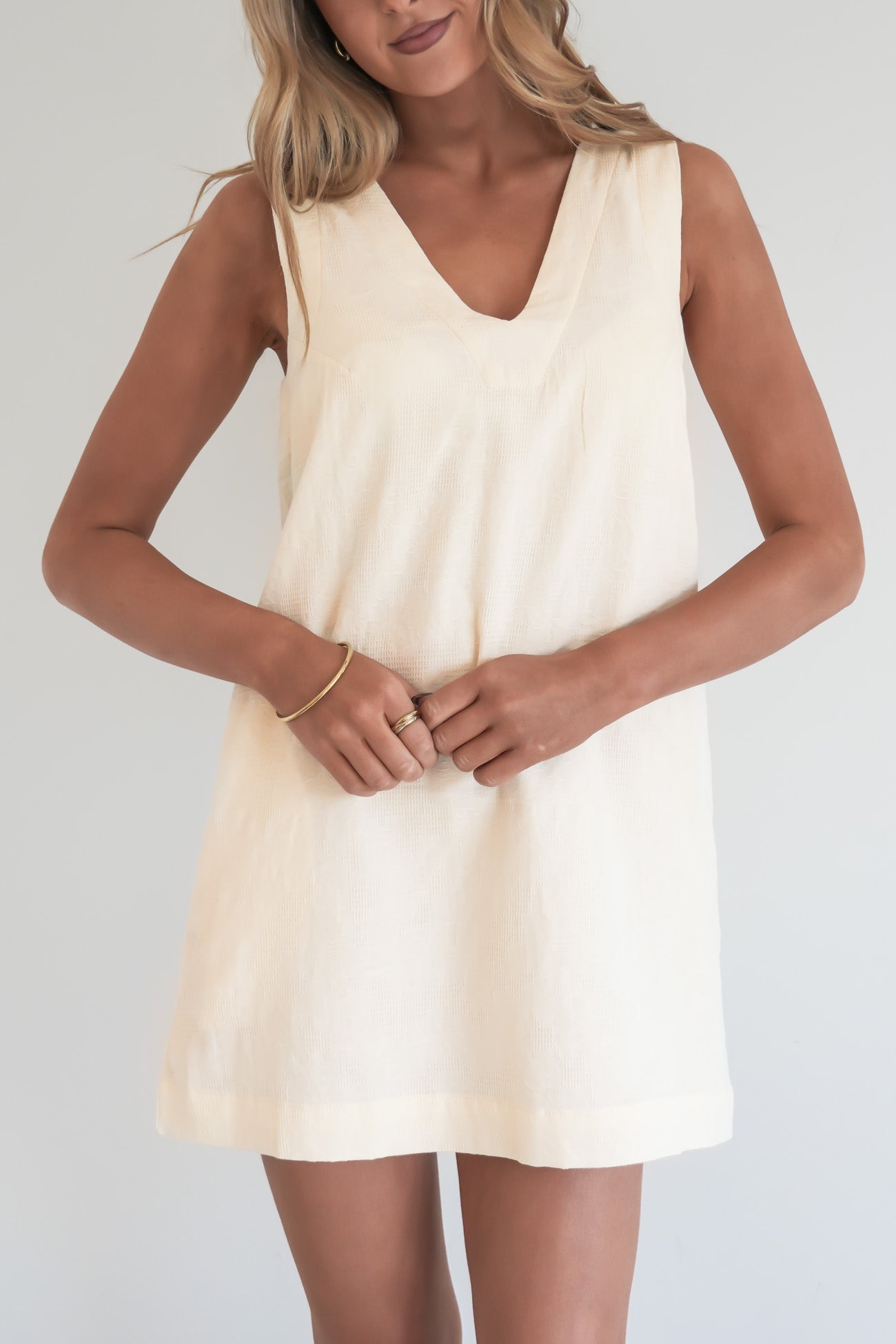 Tropica Mini Dress Yellow