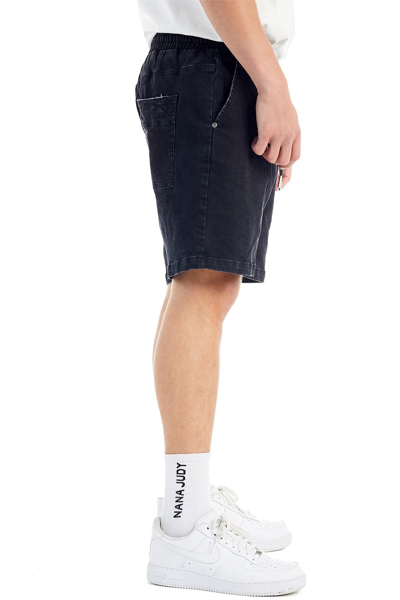 Union Jogger Short Black Stone
