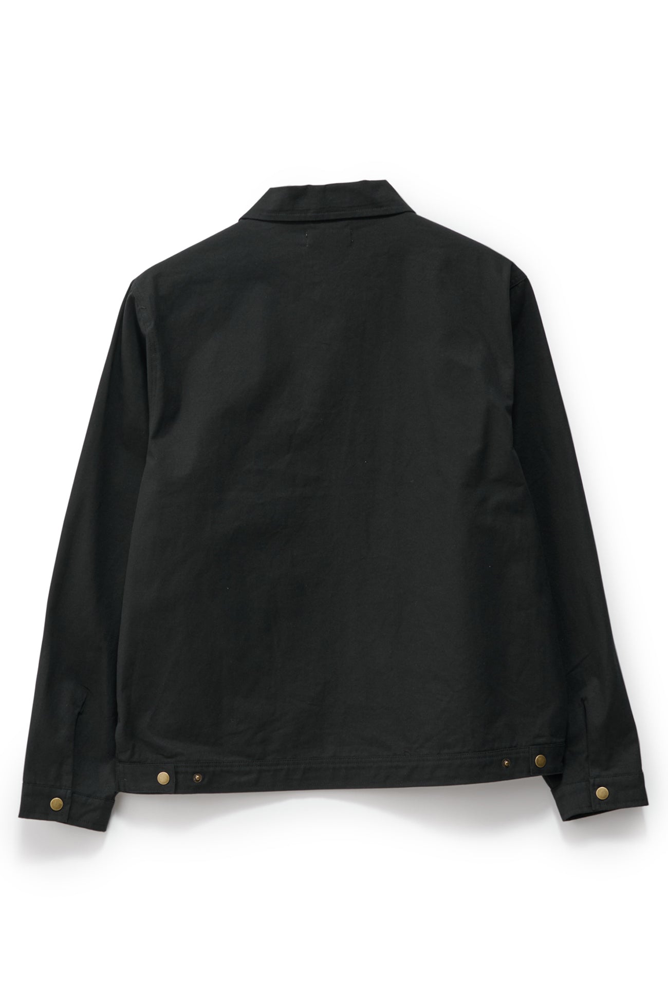 Unlined Canvas Zip Jacket Black b