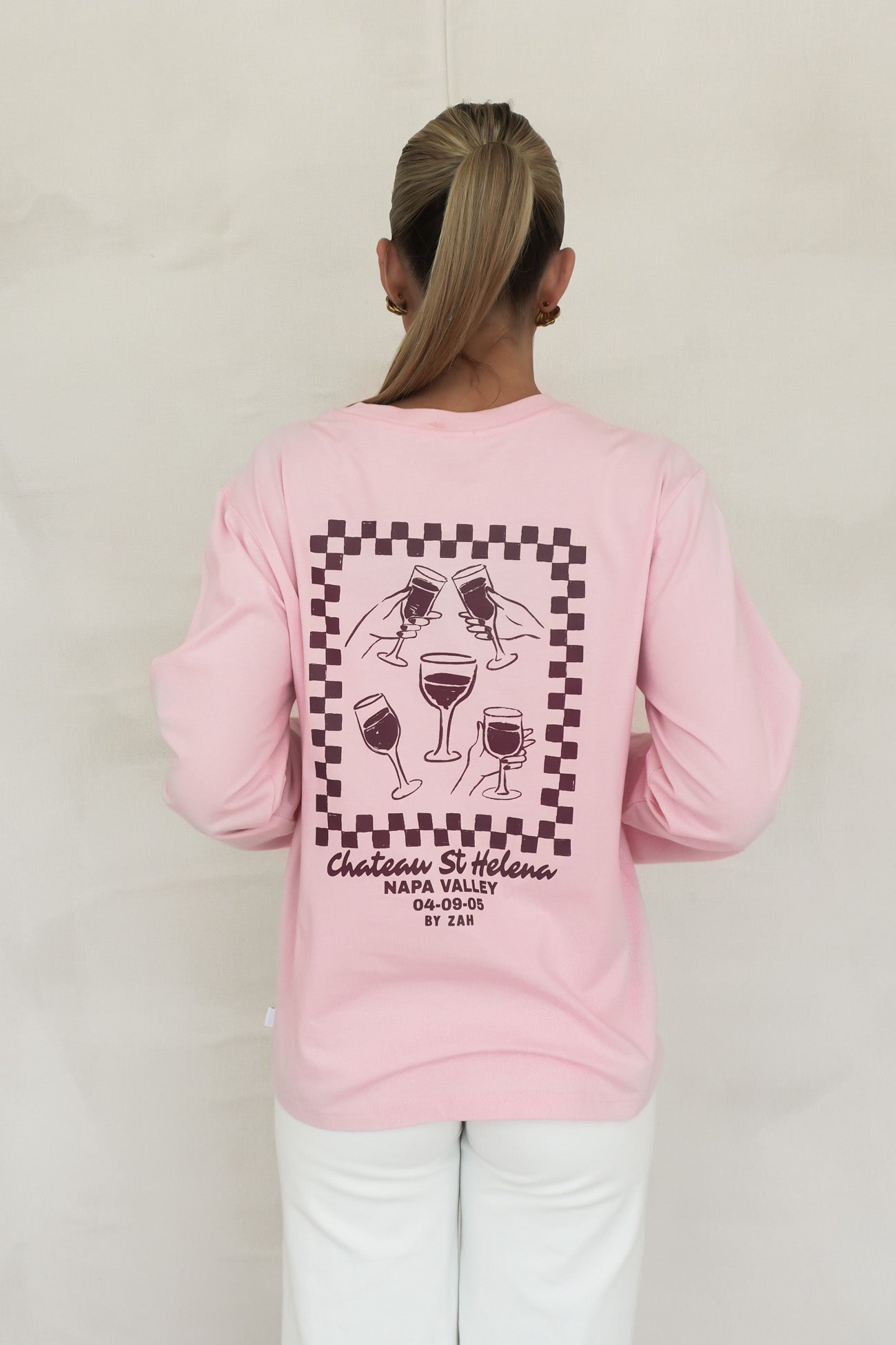 Valley Long Sleeve Top Pink