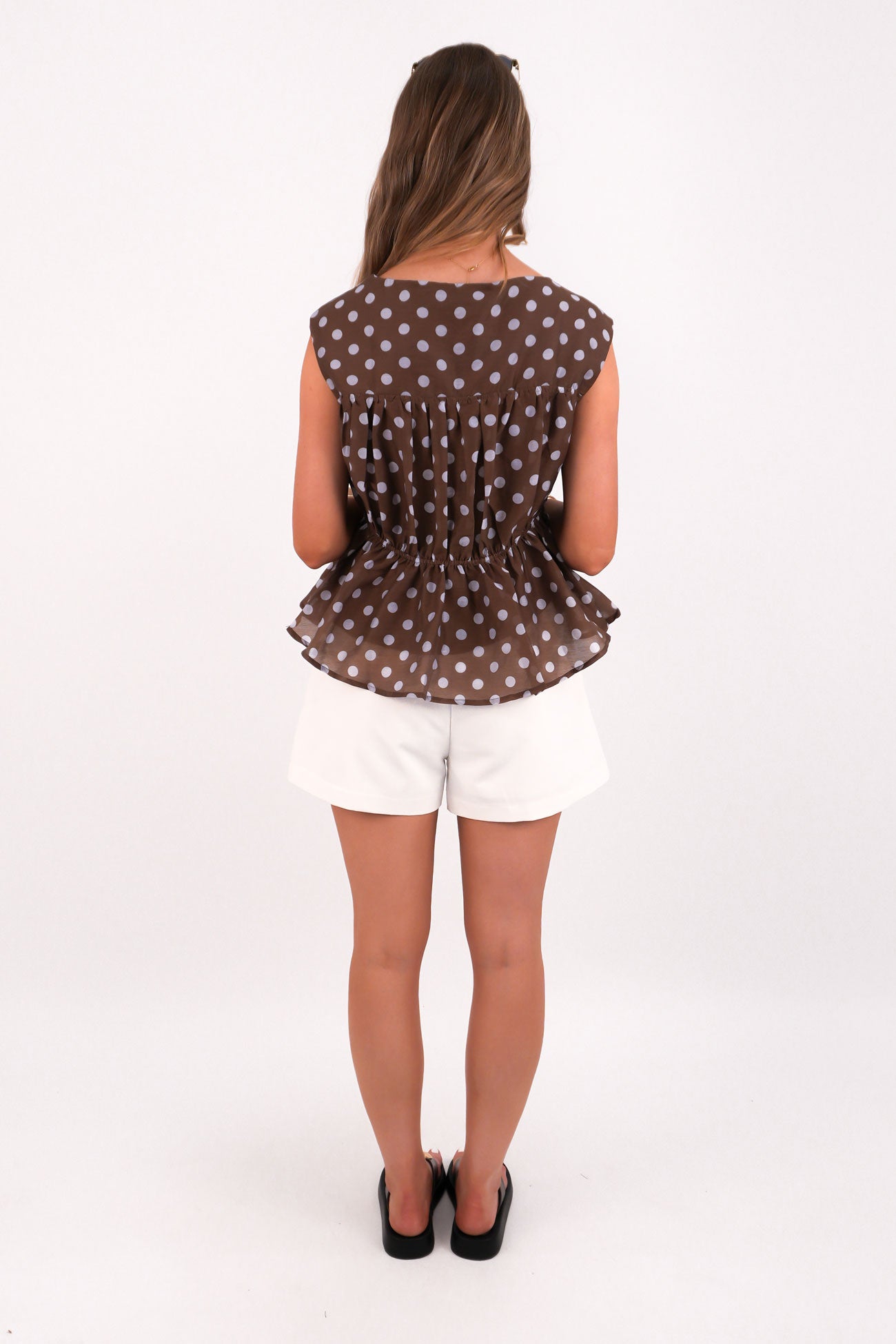 Vienne Top Chocolate Polka Dot