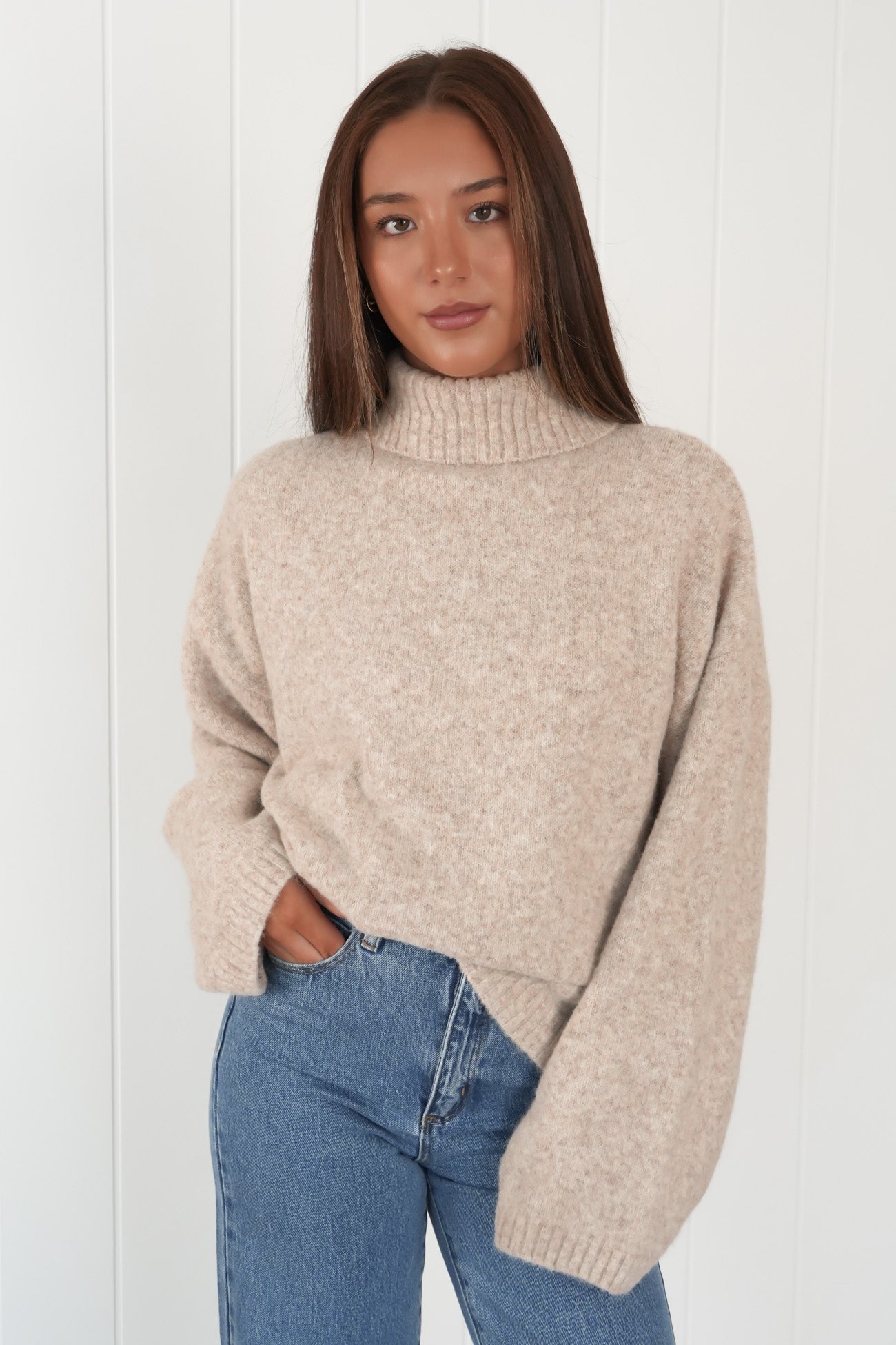 Willow Knit Jumper Oat