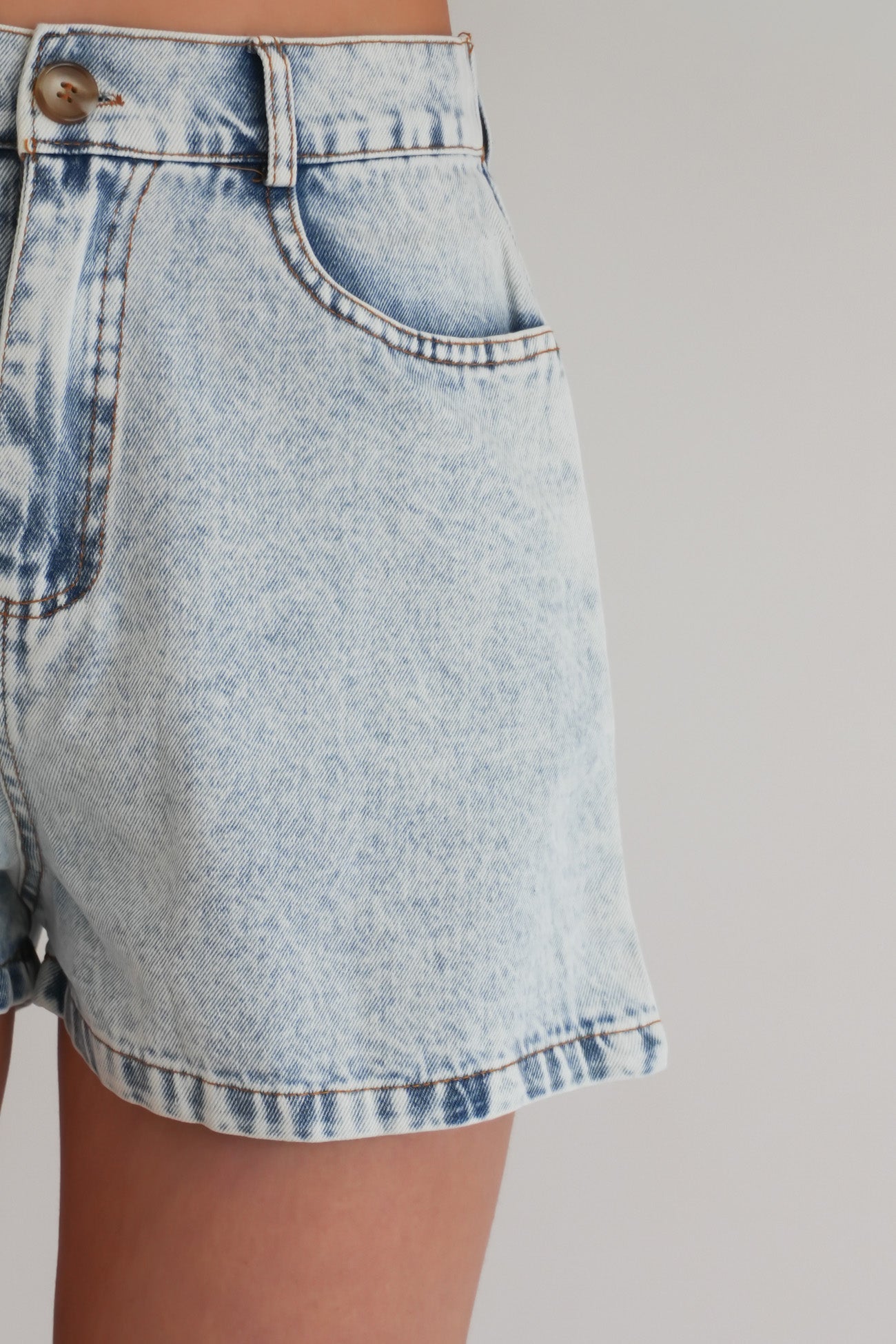 Xylia Denim Set Set Vintage Acid Wash