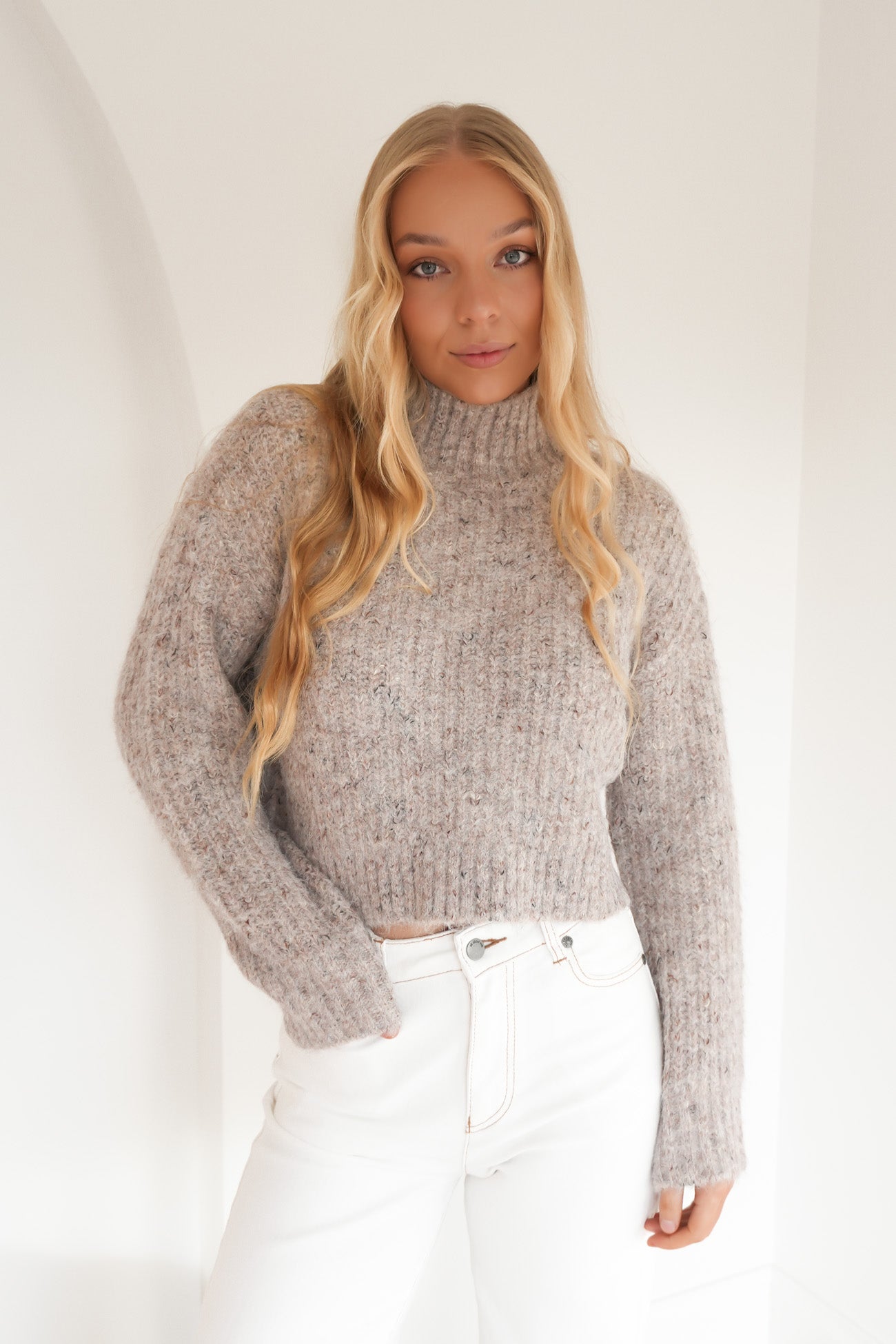 Yazmin Knit Jumper Mocha