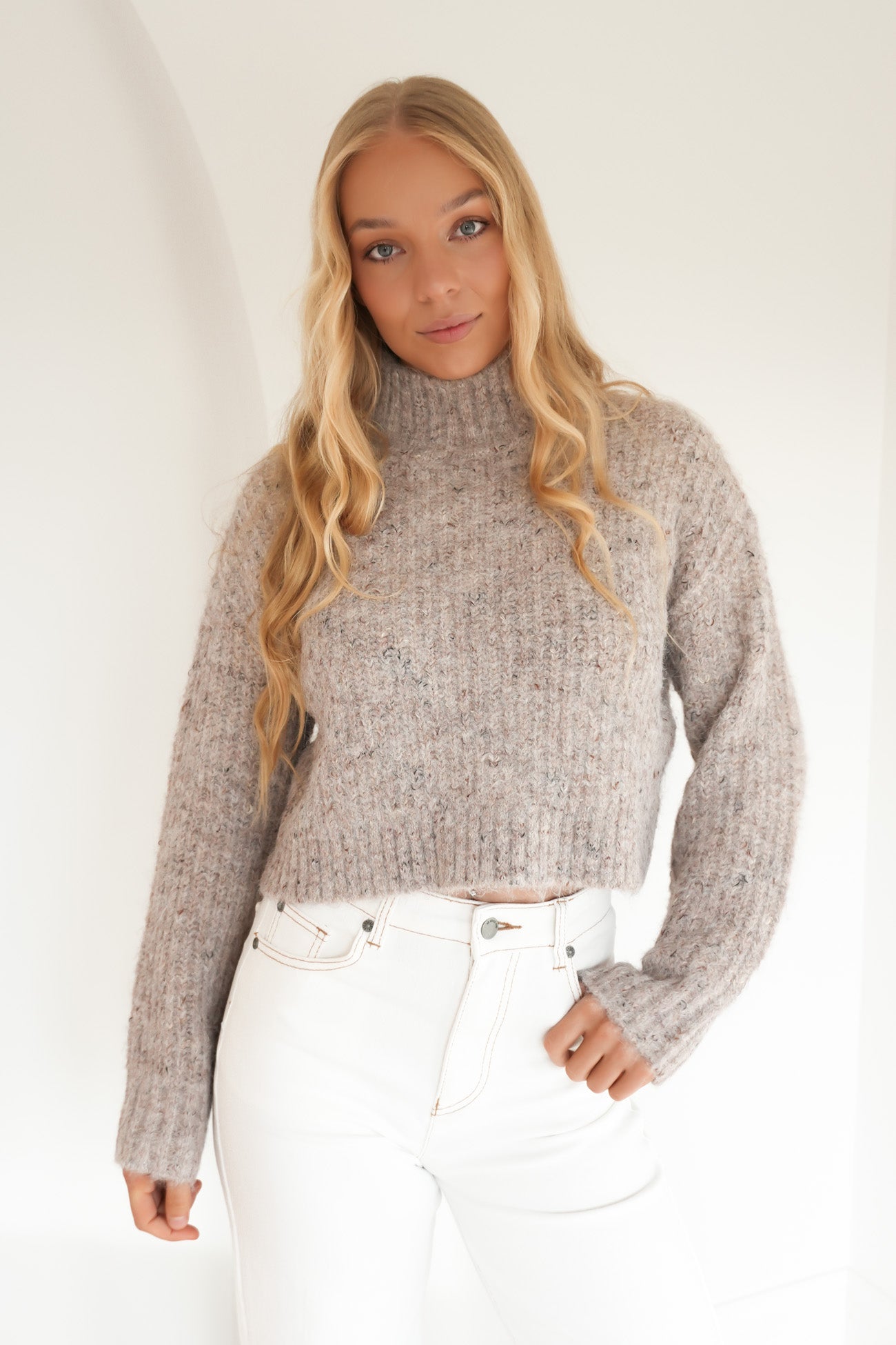 Yazmin Knit Jumper Mocha