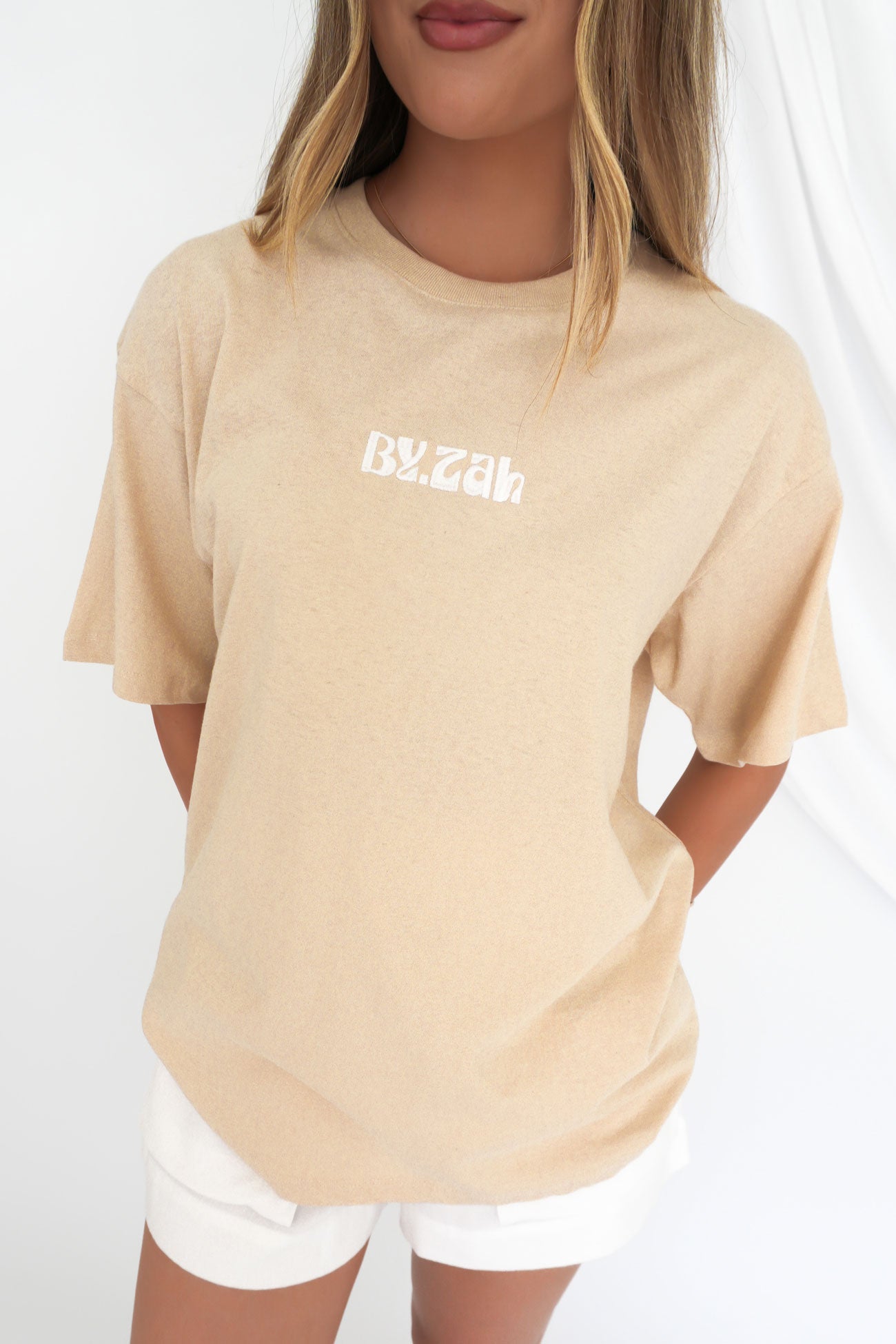 ZAH-ZAH-Logo-Tee-Beige-6jpg