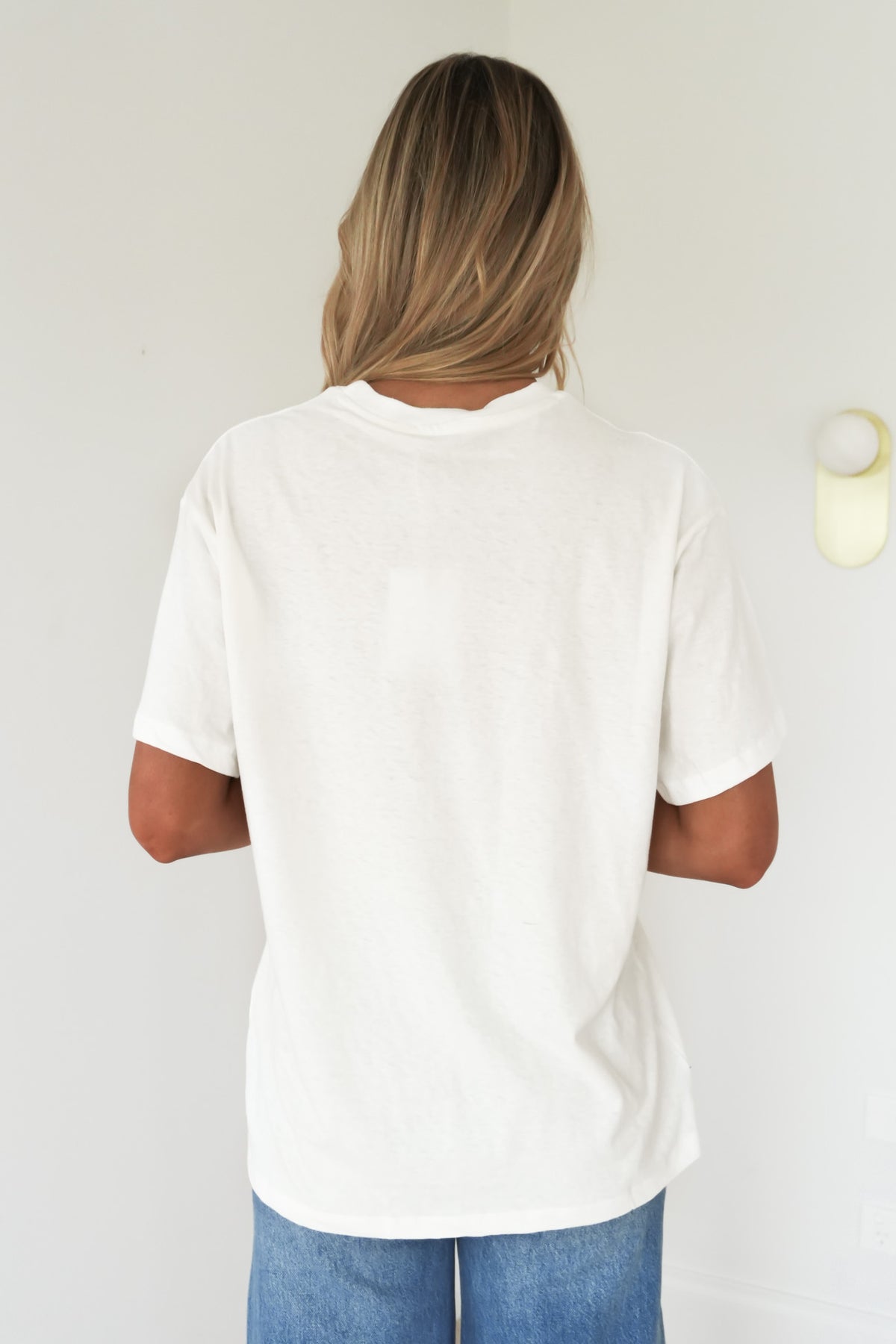 ZAH ZAH Logo Tee White Black