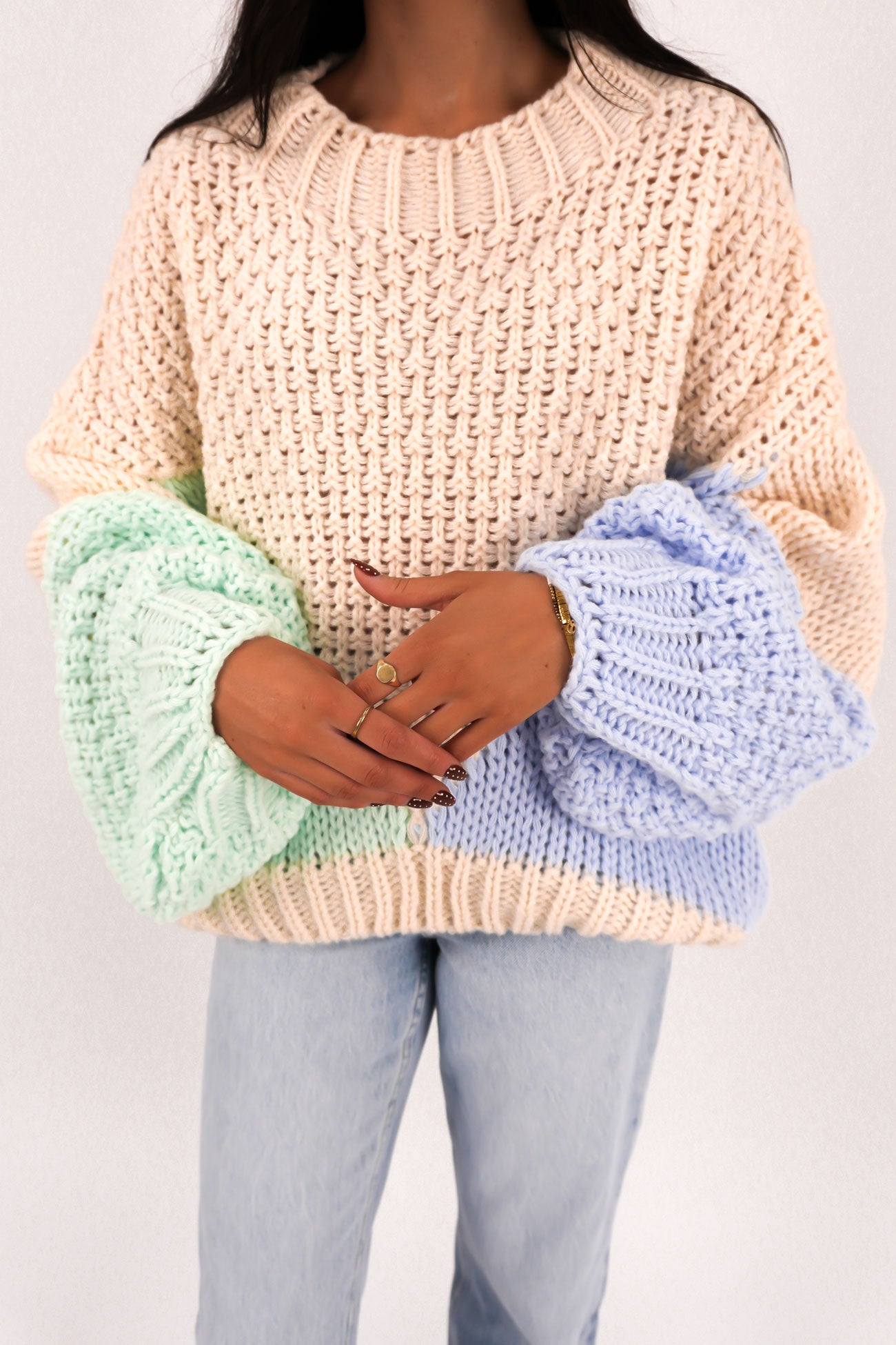 Zack Knit Blue Multi