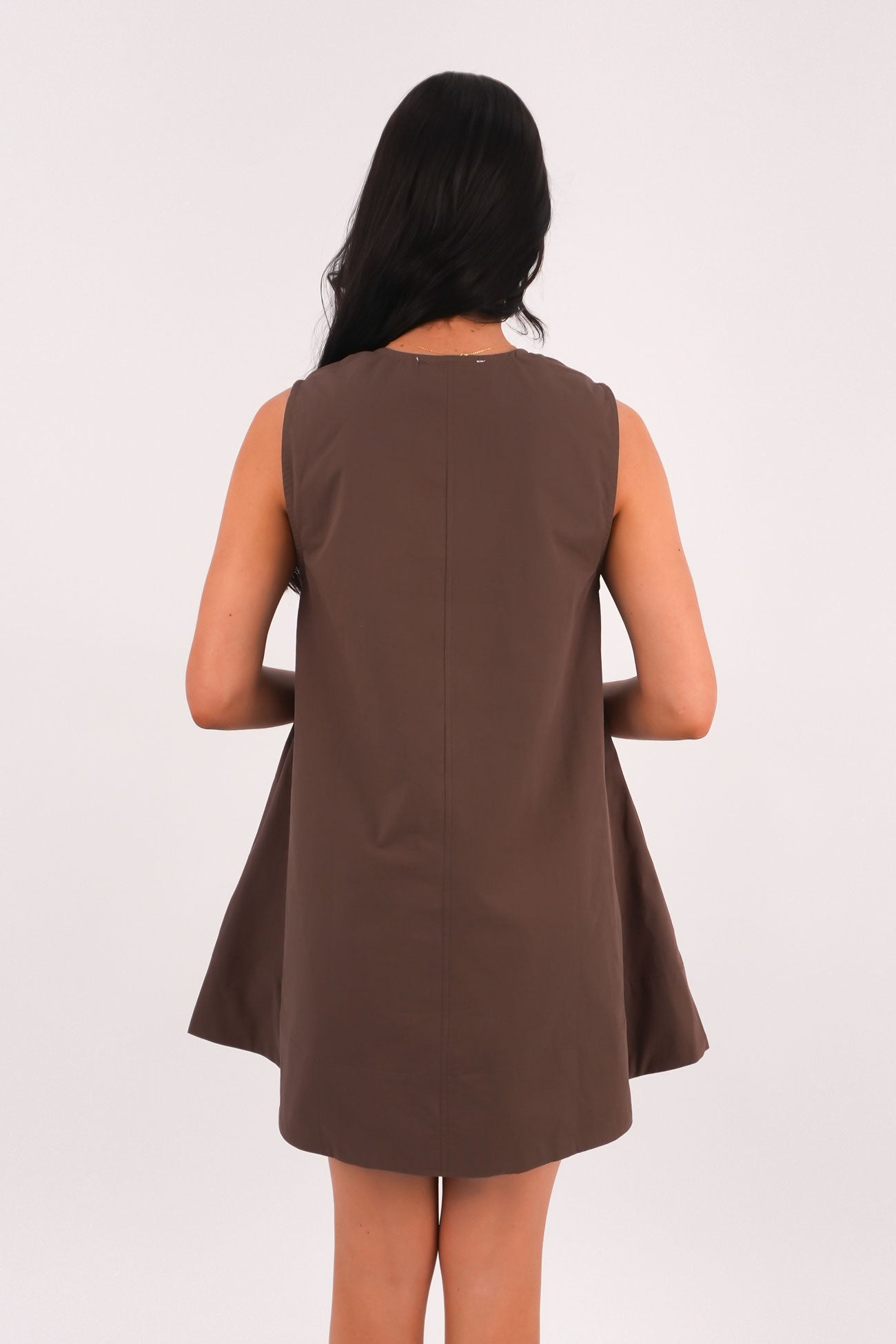 Zahni Mini Dress Brown