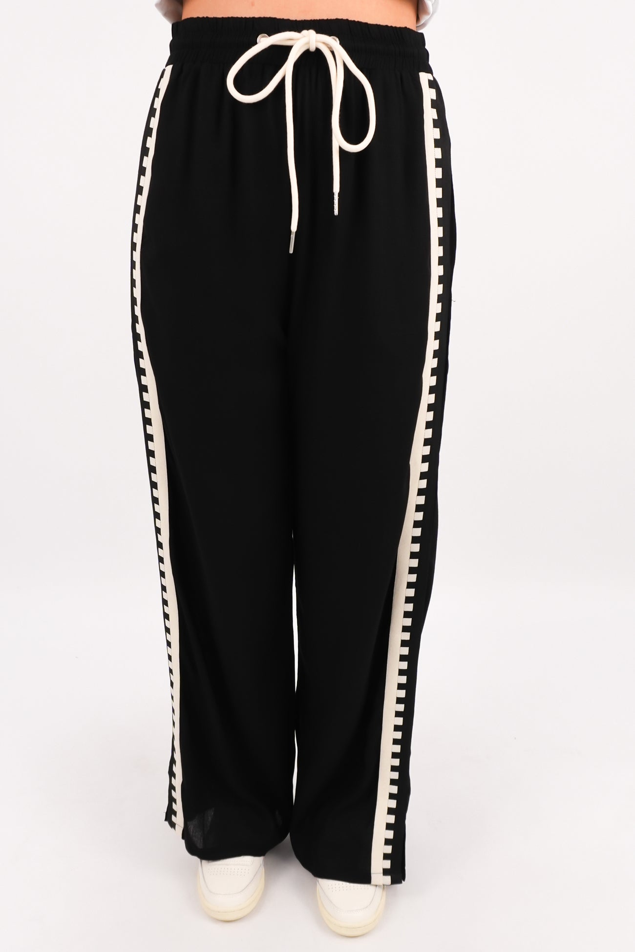 Zane Pant Black Aztec Stripe