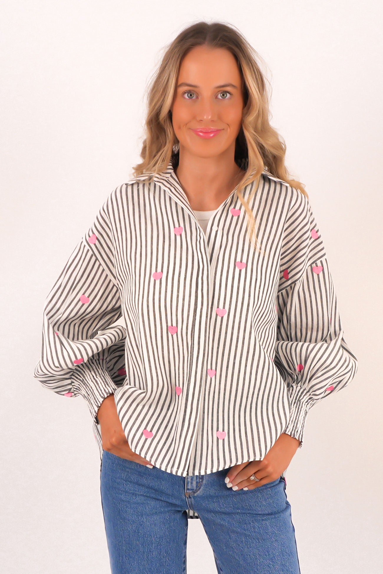 Zavier Shirt Black Stripe