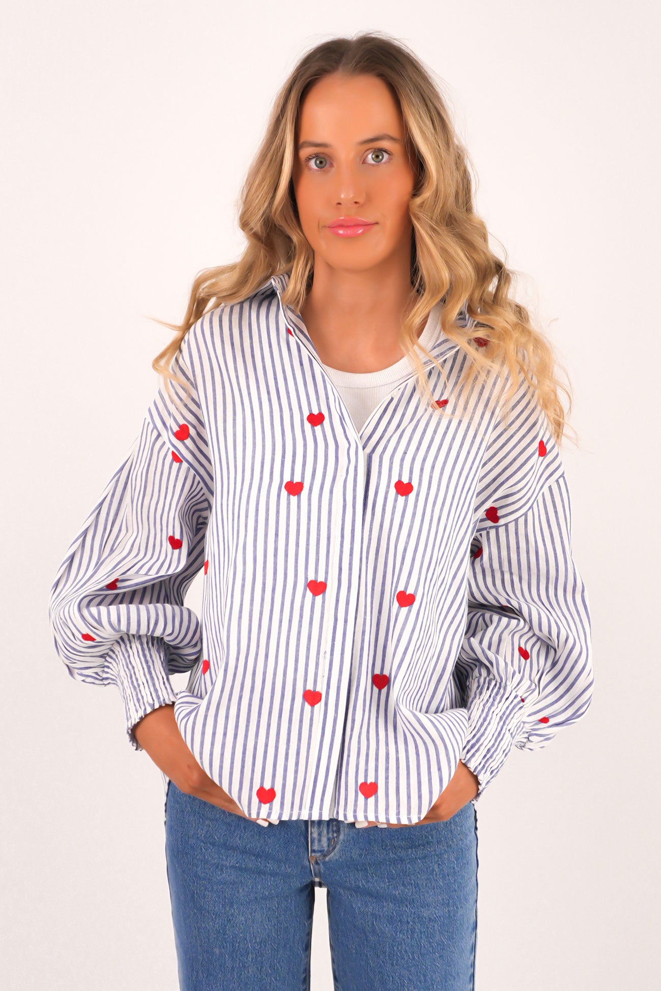 Zavier Shirt Blue Stripe
