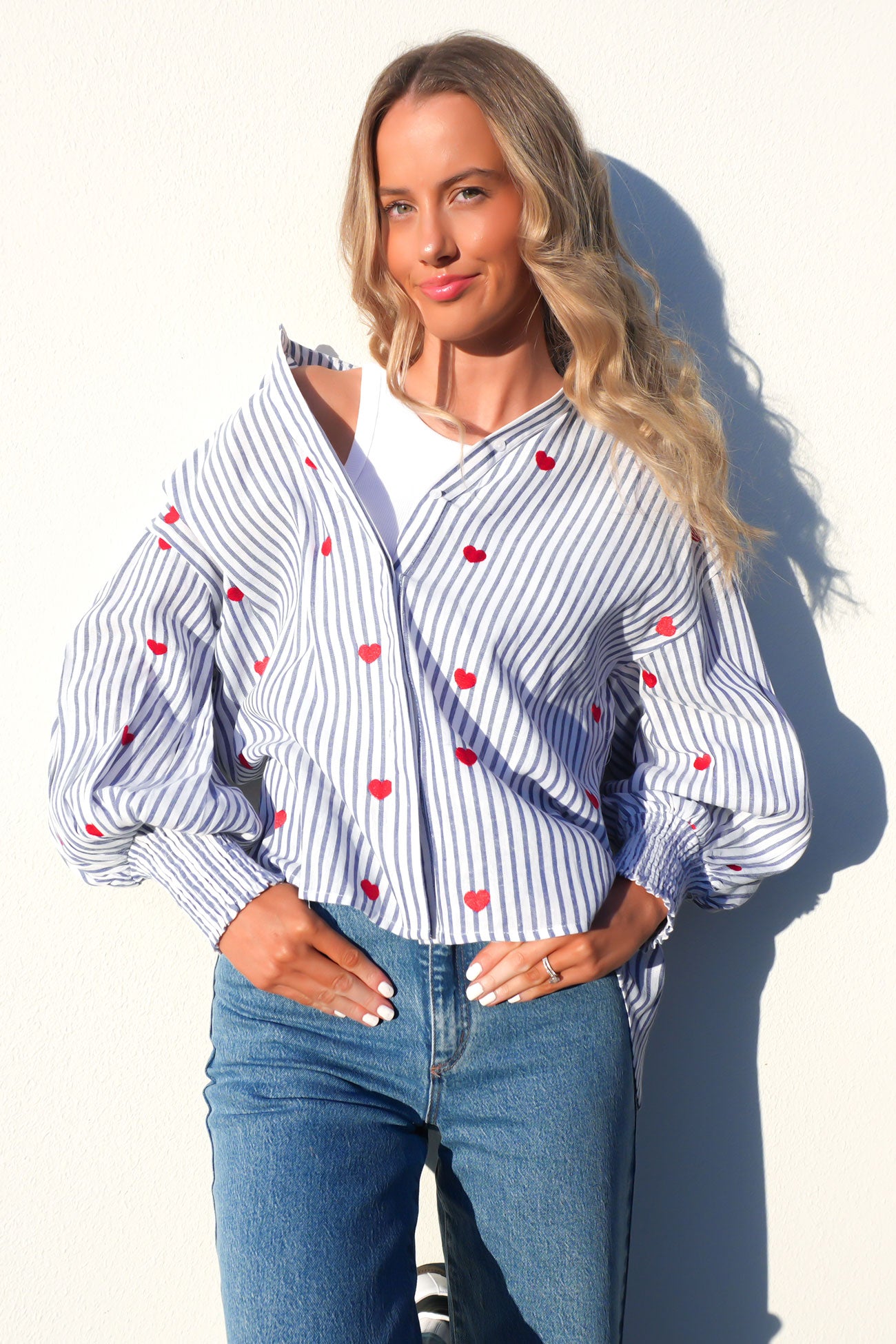 Zavier Shirt Blue Stripe