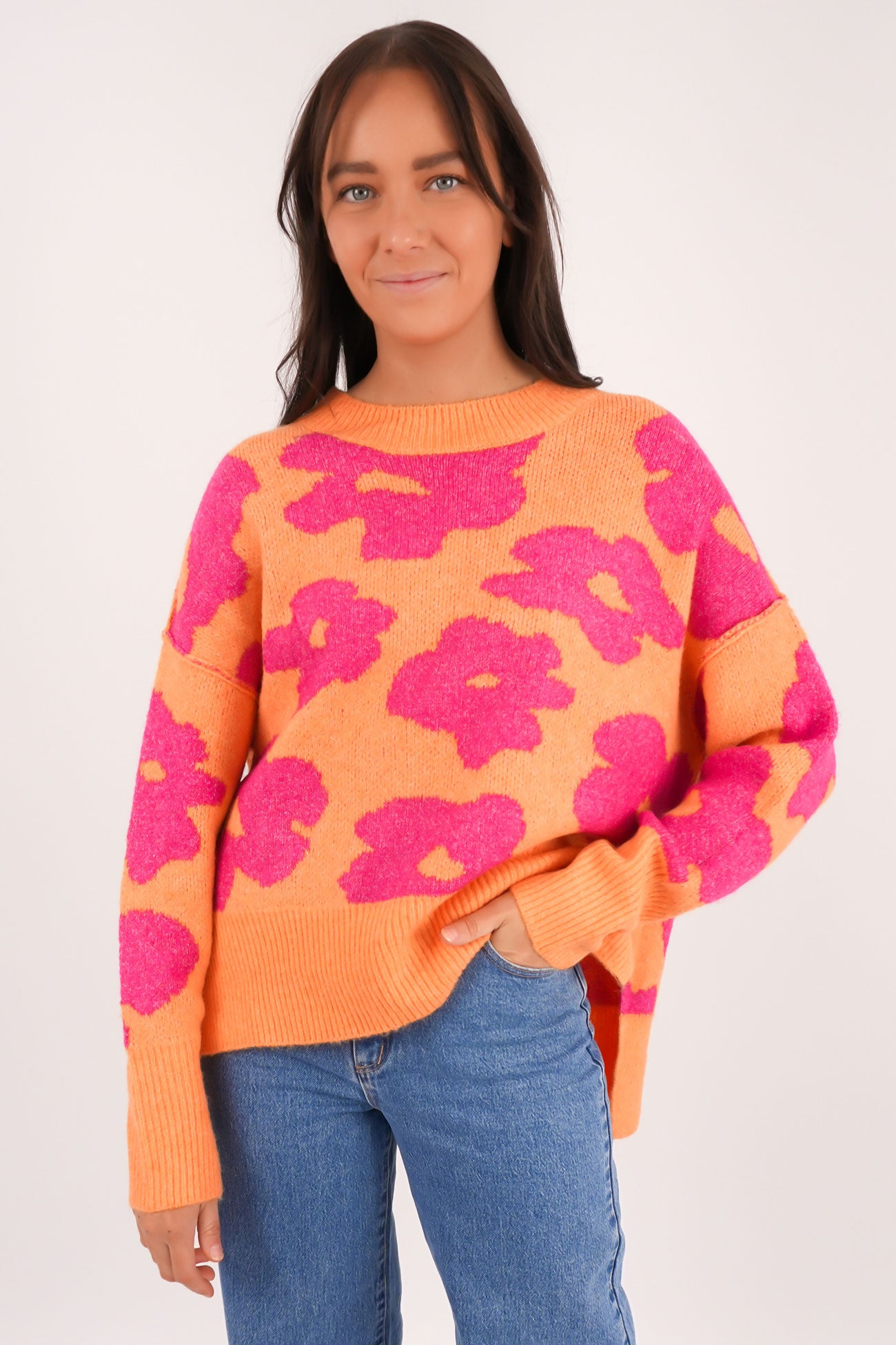 Zira-Knit-Jumper-Orange-Pink-ffcjpg