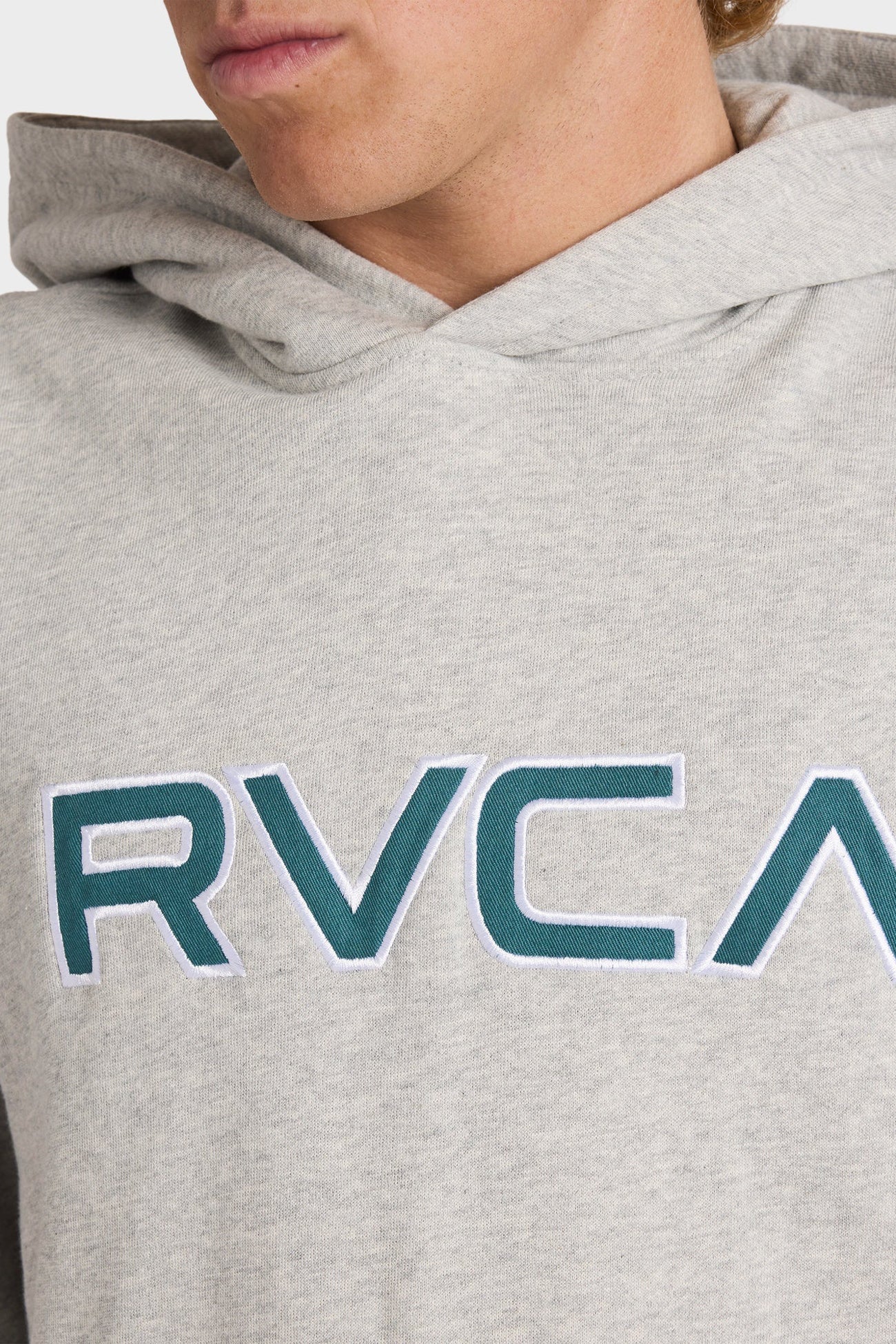 RVCA Hood Heather Grey