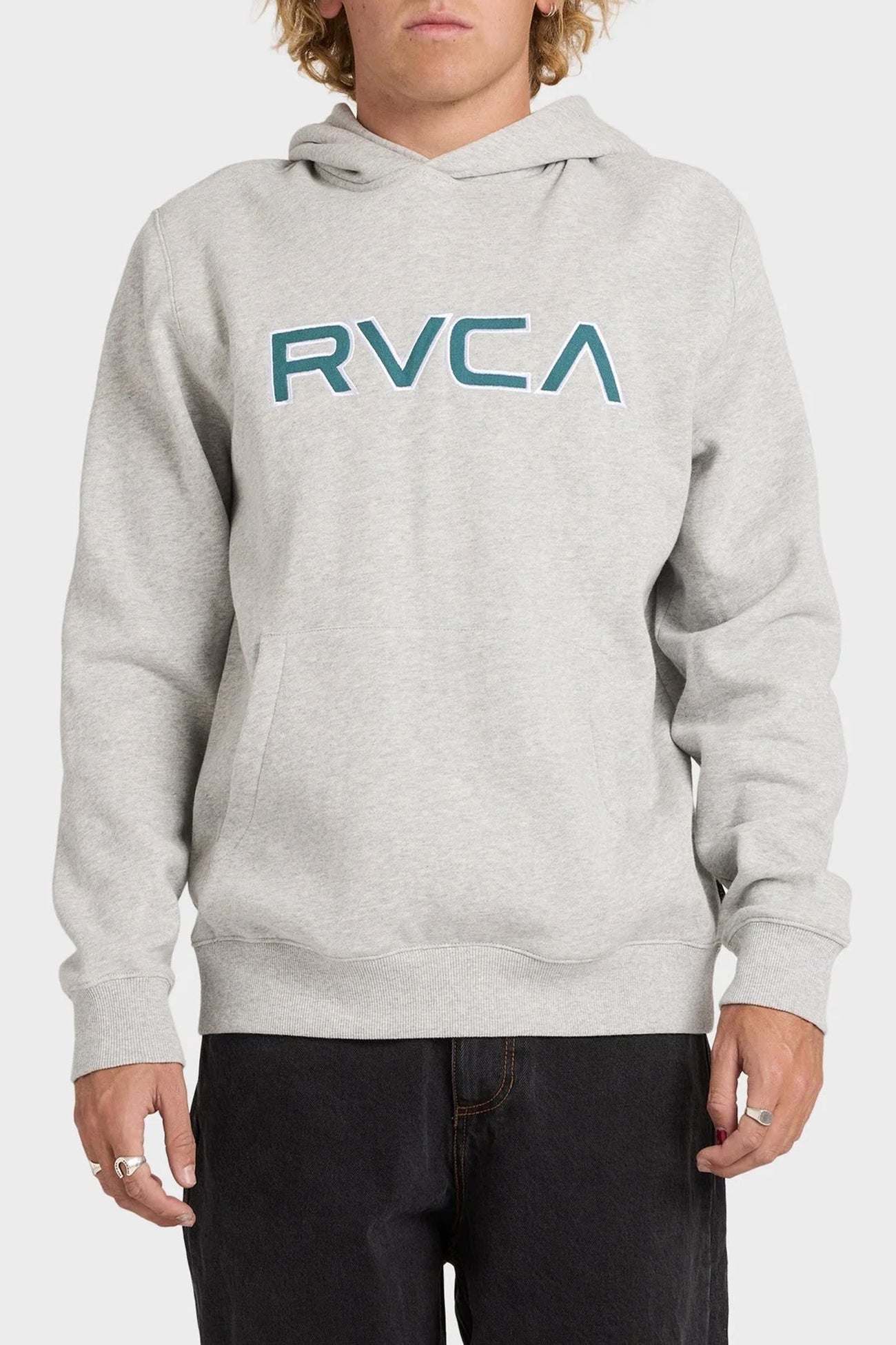 RVCA Hood Heather Grey