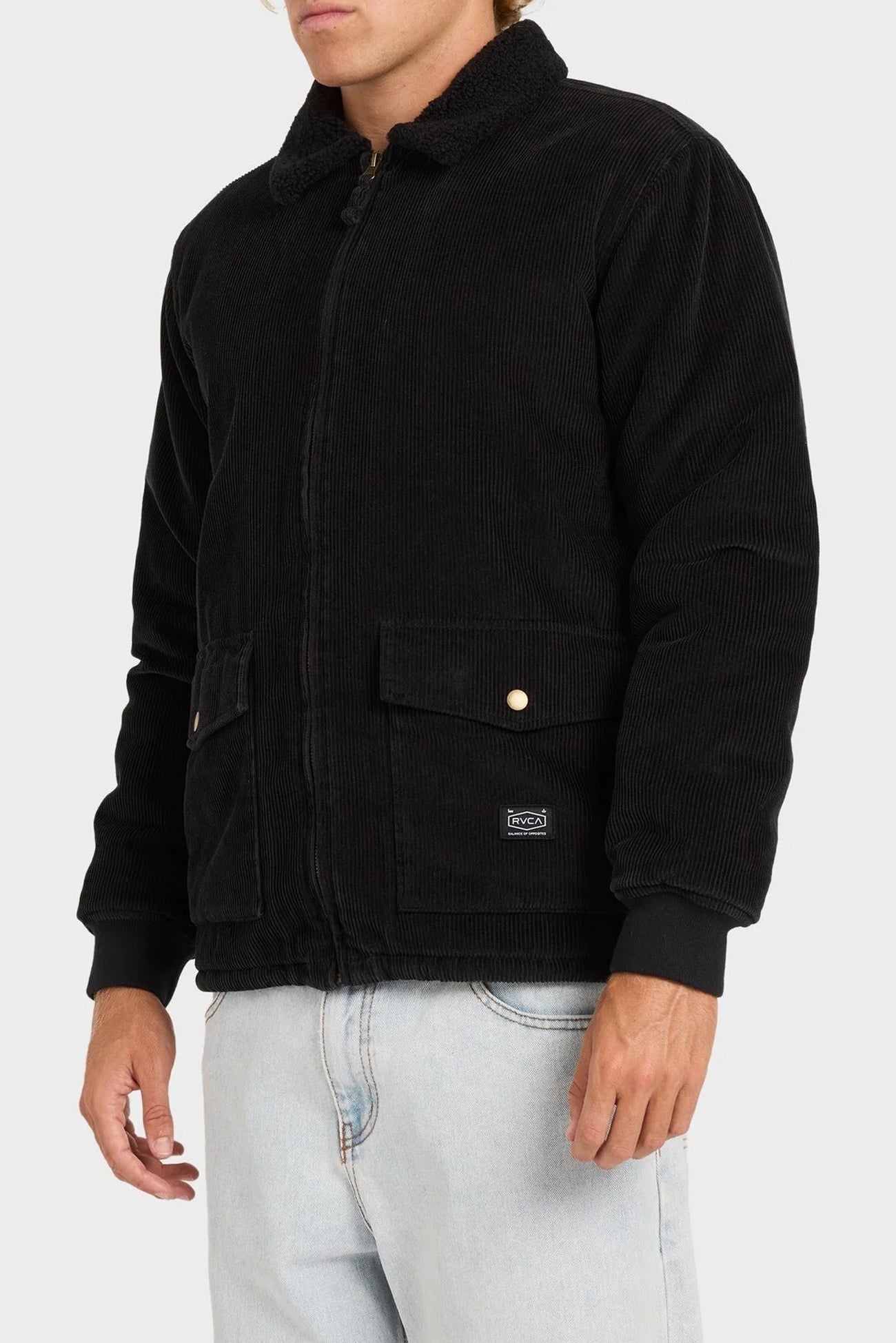 Station Cord Jacket RVCA Black