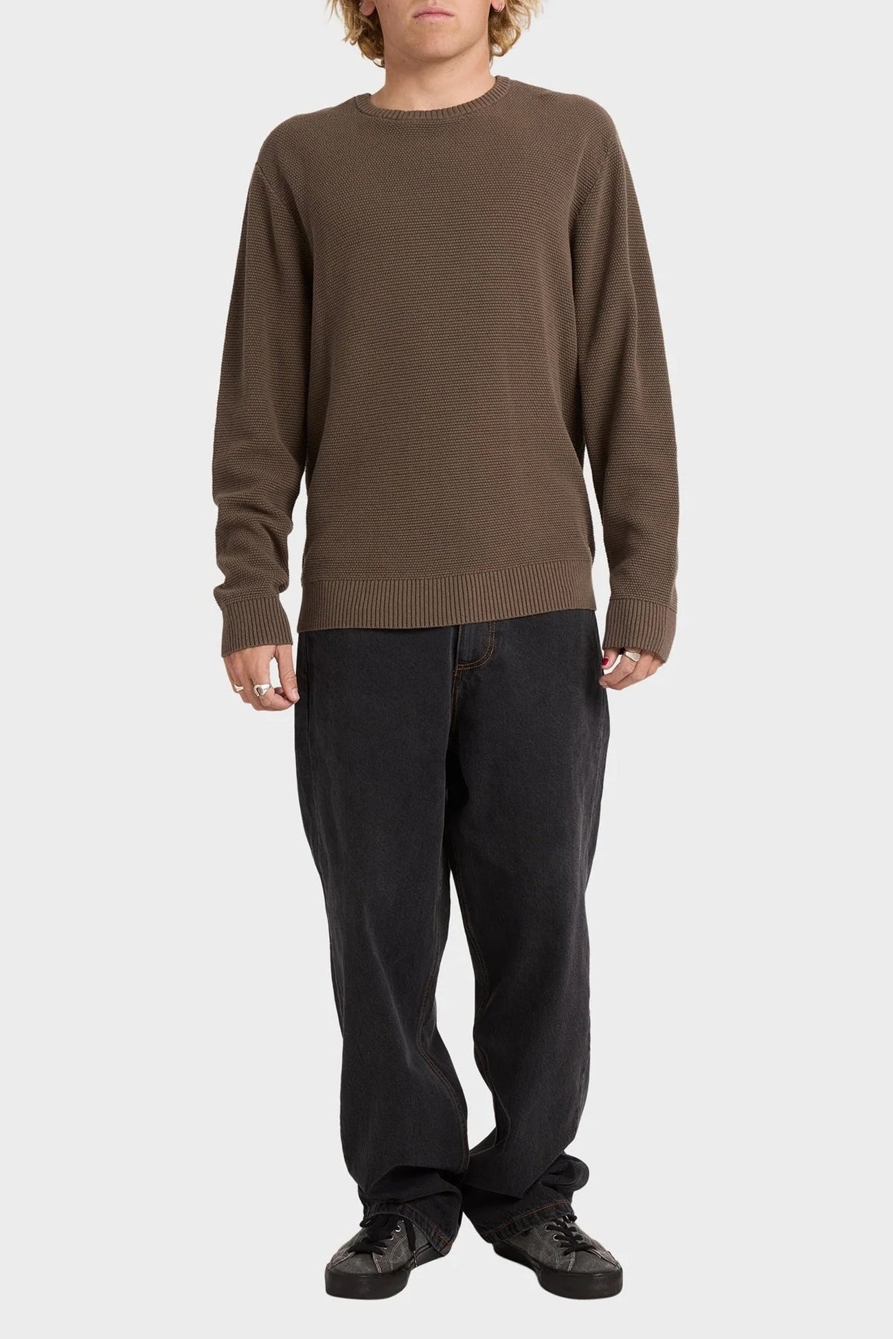 Duke Crew Knit Mocha