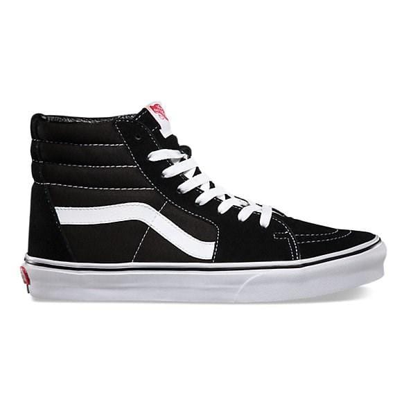 Sk8 Hi Black White Vans - Jean Jail