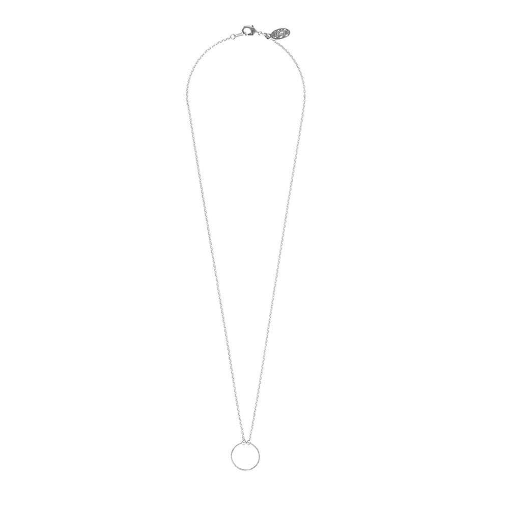 Hollow Circle Necklace Silver Jolie & Deen - Jean Jail