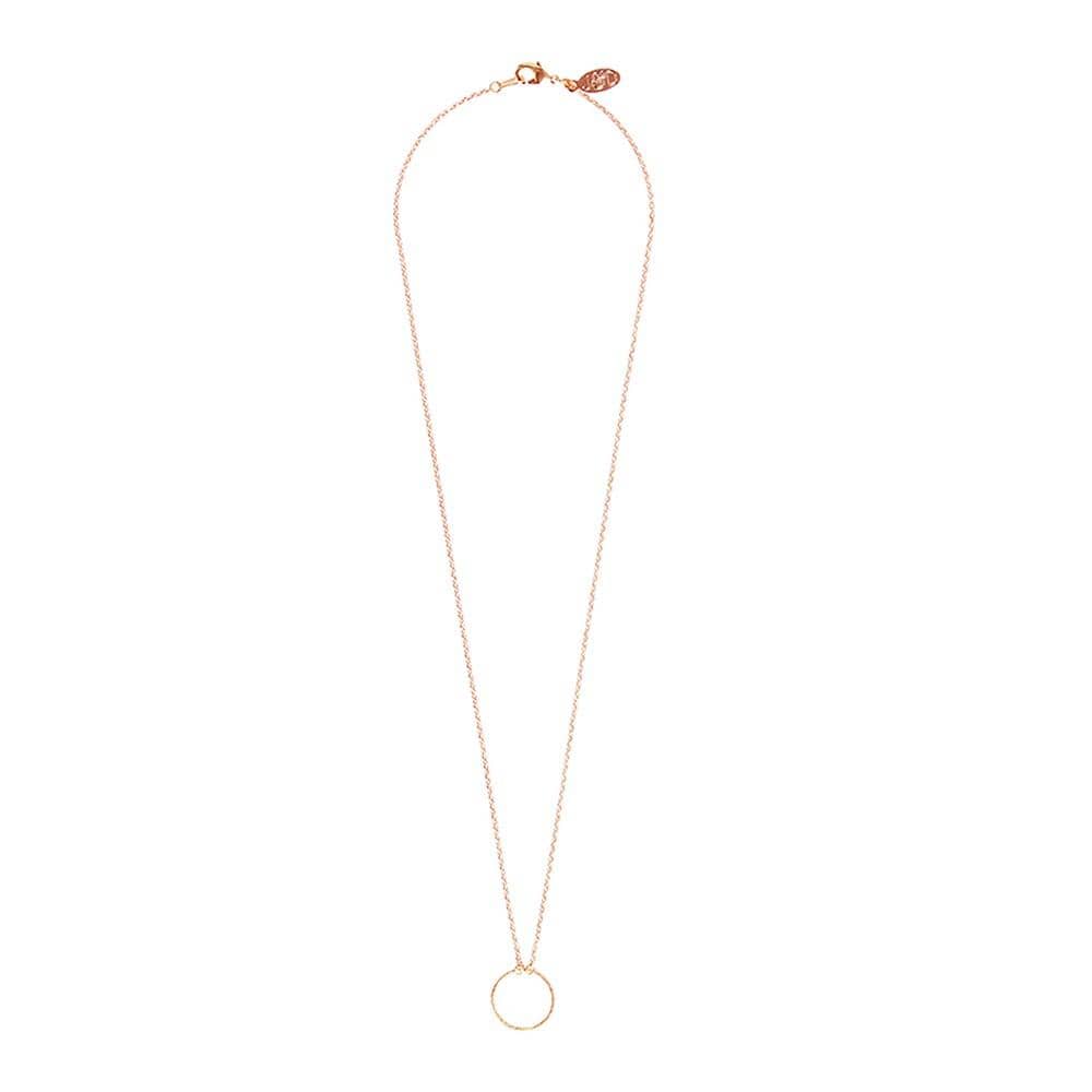 Hollow Circle Necklace Rose Jolie & Deen - Jean Jail