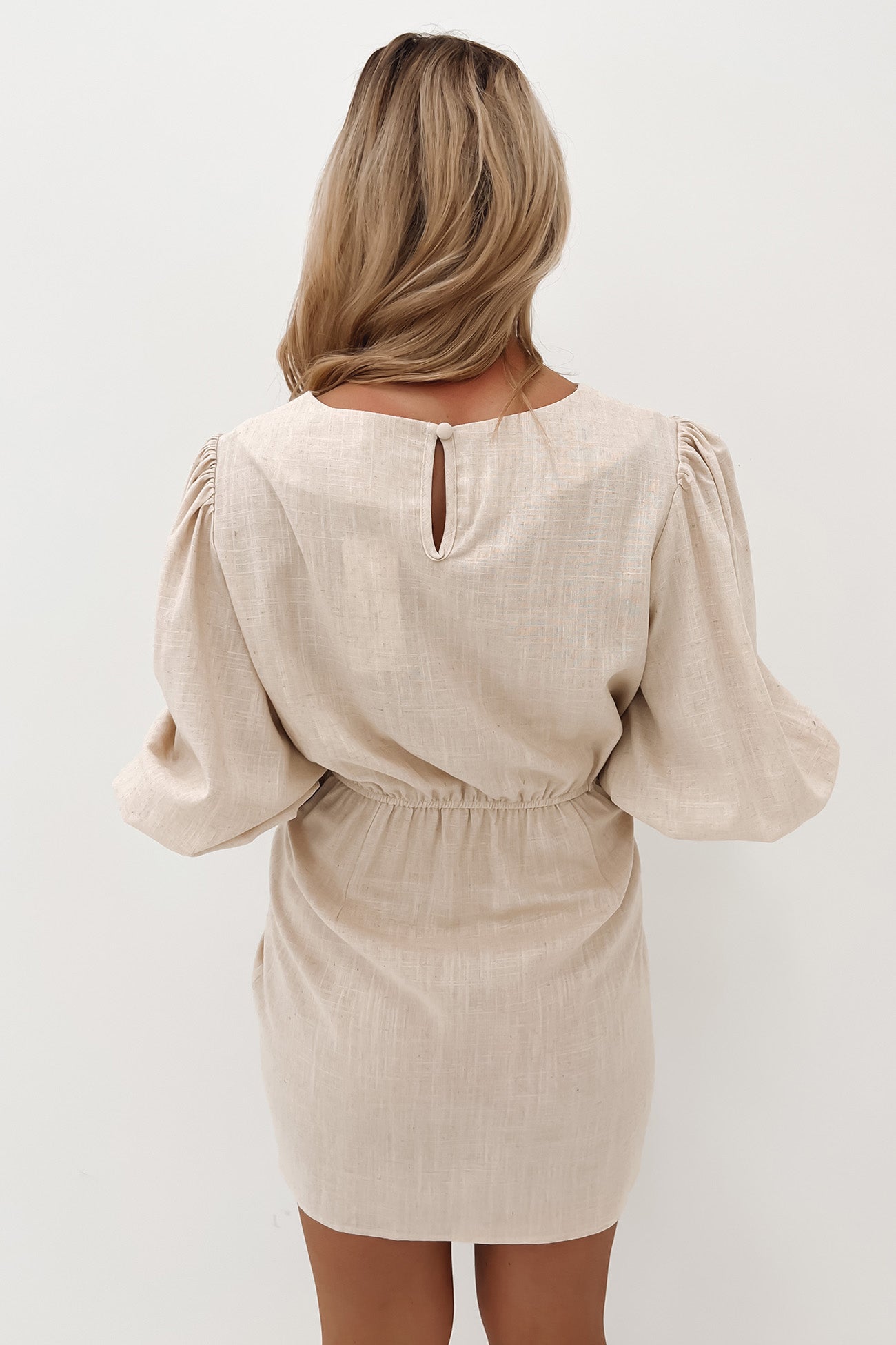 Abigail Mini Dress Natural