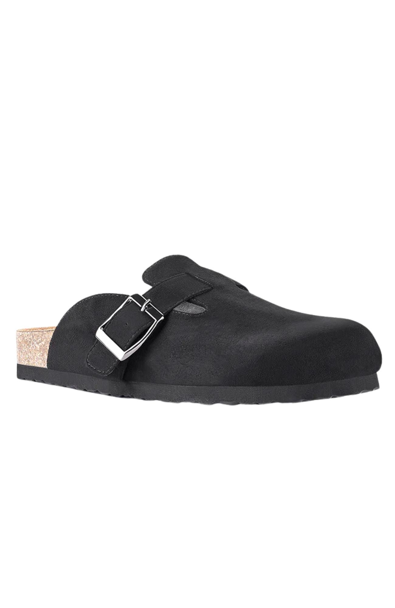 Xion Footbed Slides Black Micro