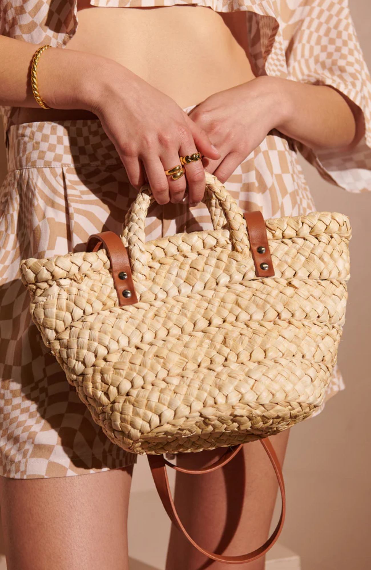 Annie Small Straw Bag Natural