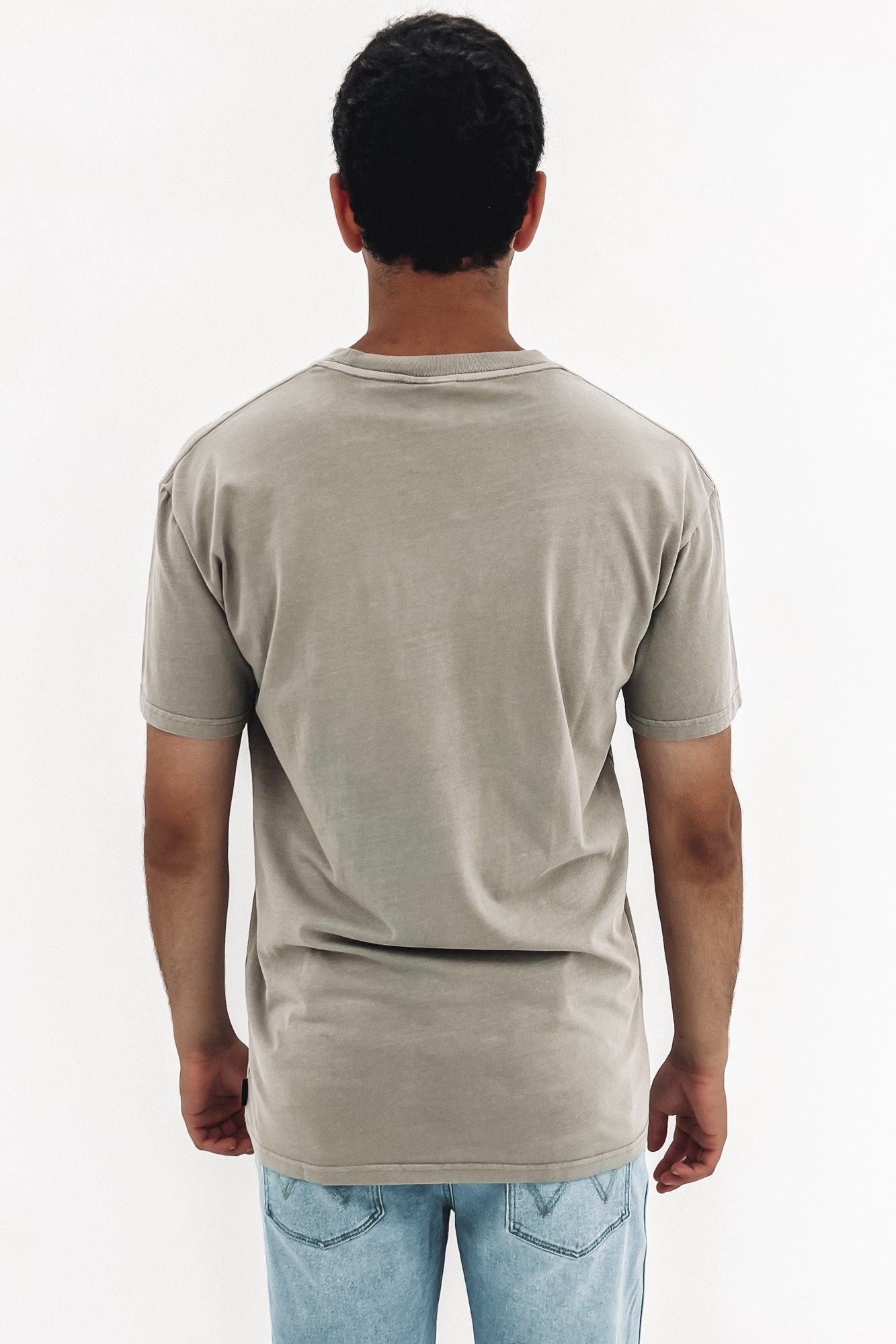 Acid Cut Short Sleeve Tee Frost Grey