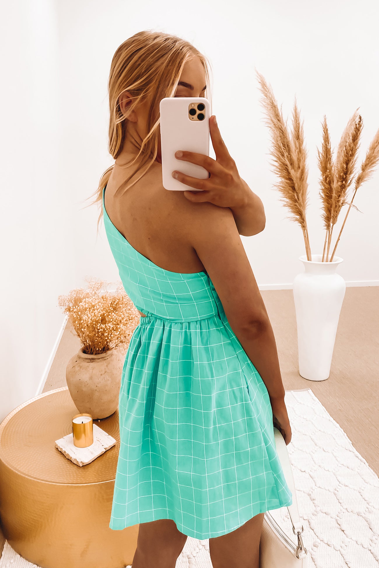 Adora Mini Dress Aqua