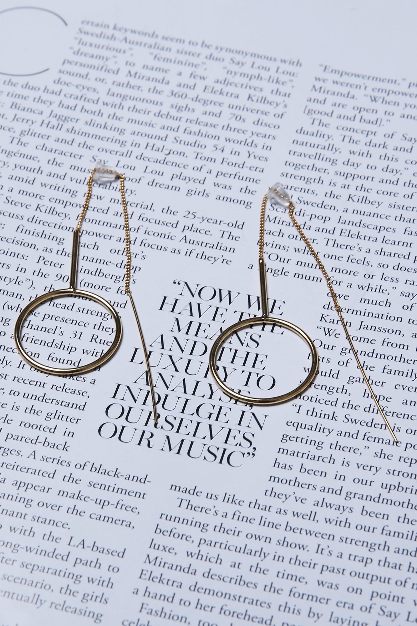 Aggy Earrings Gold Jolie & Deen - Jean Jail