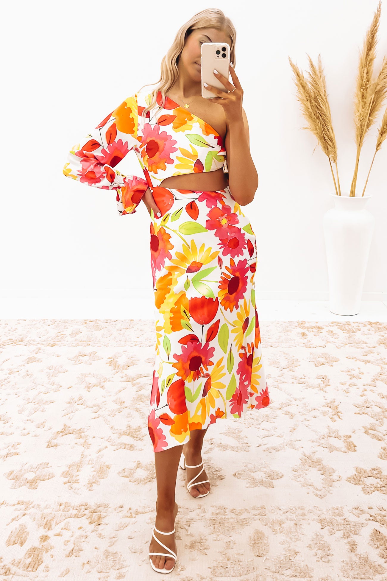 Alaia Midi Dress Multi