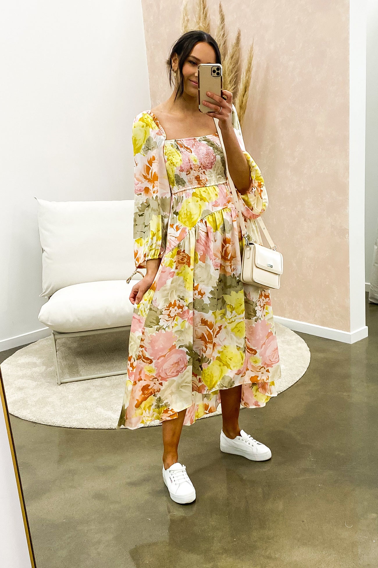 Andre Midi Dress Floral
