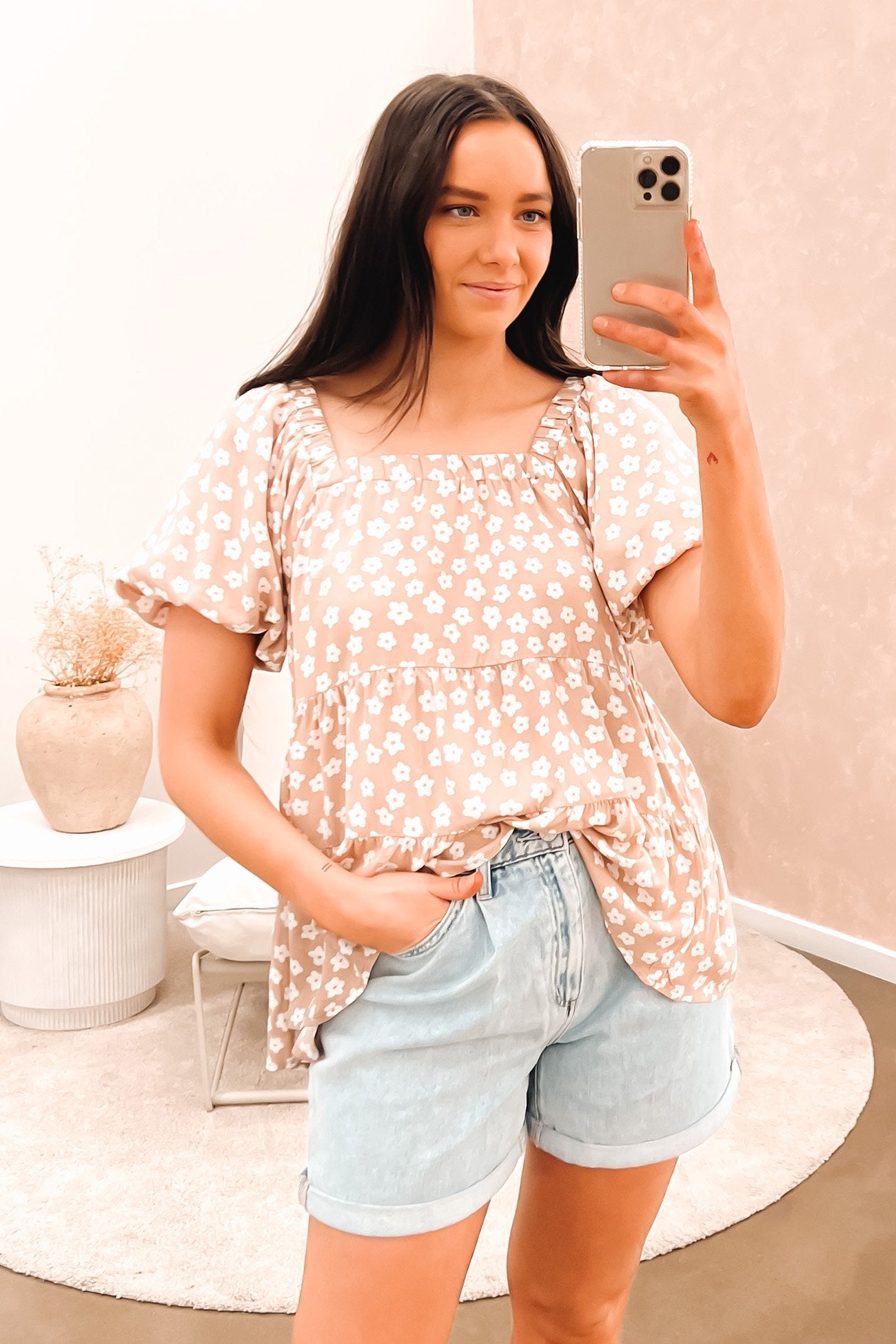 Anisa Top Mocha