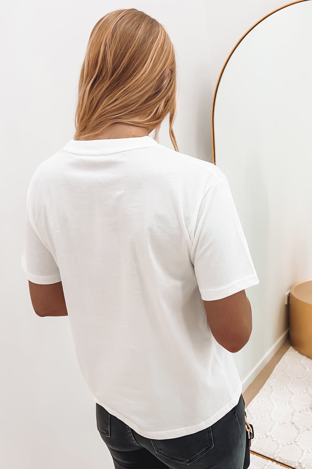 Apero Beaded Tee Off White Black