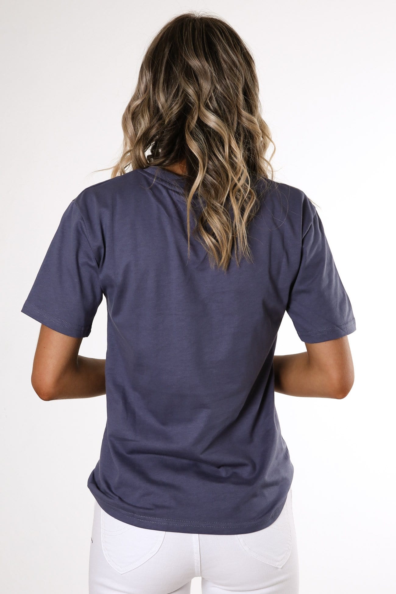 Apero Printed Tee Indigo White