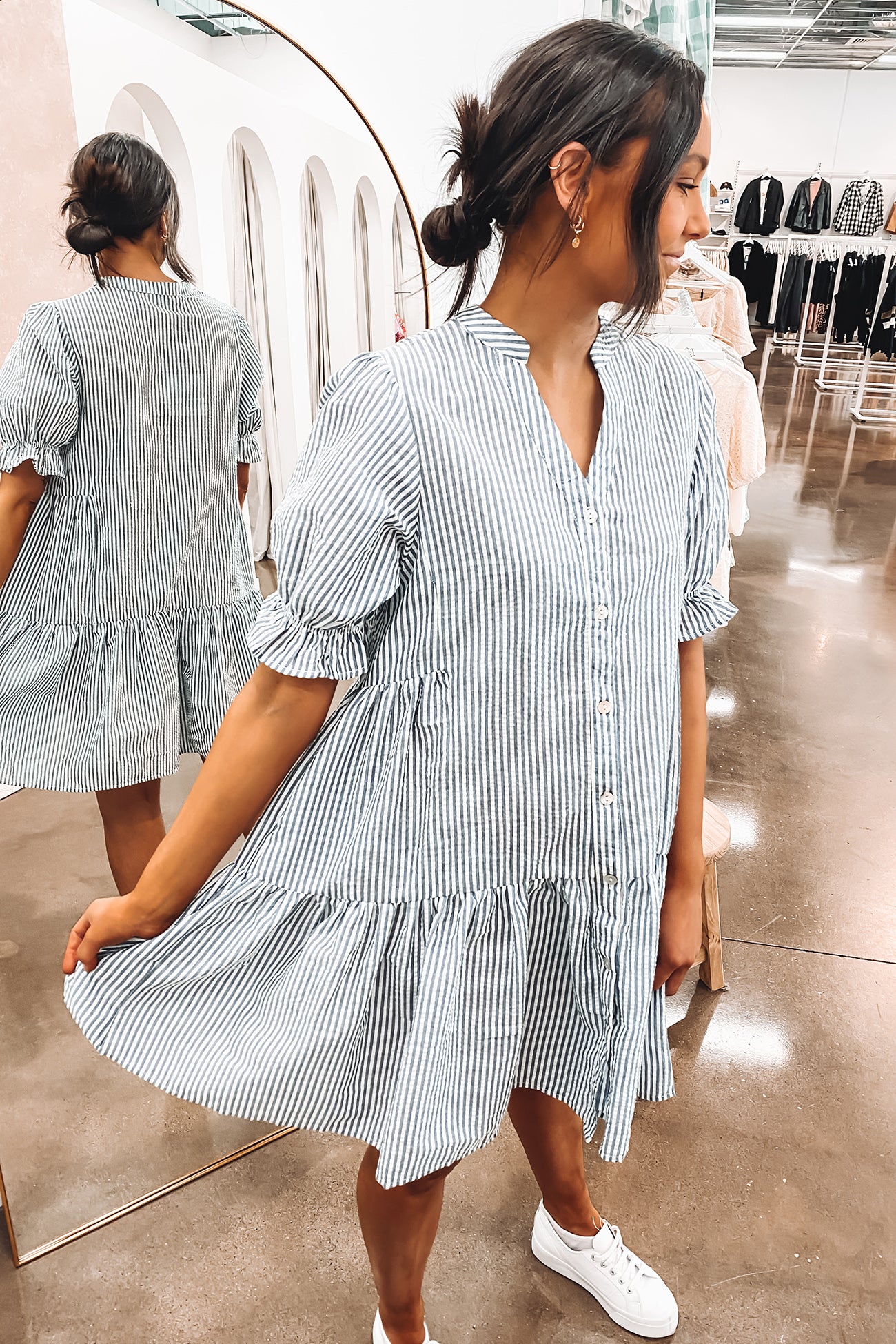 Archer Mini Dress Navy