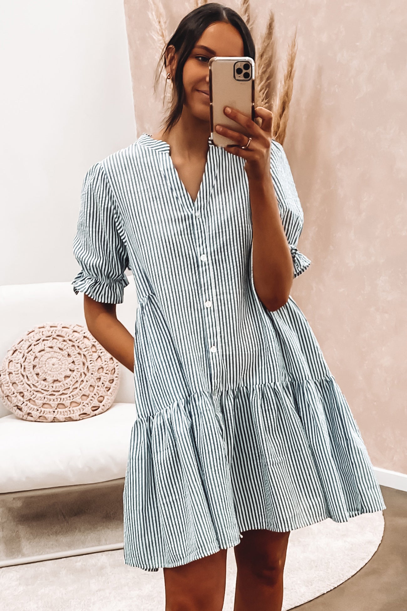 Archer Mini Dress Navy