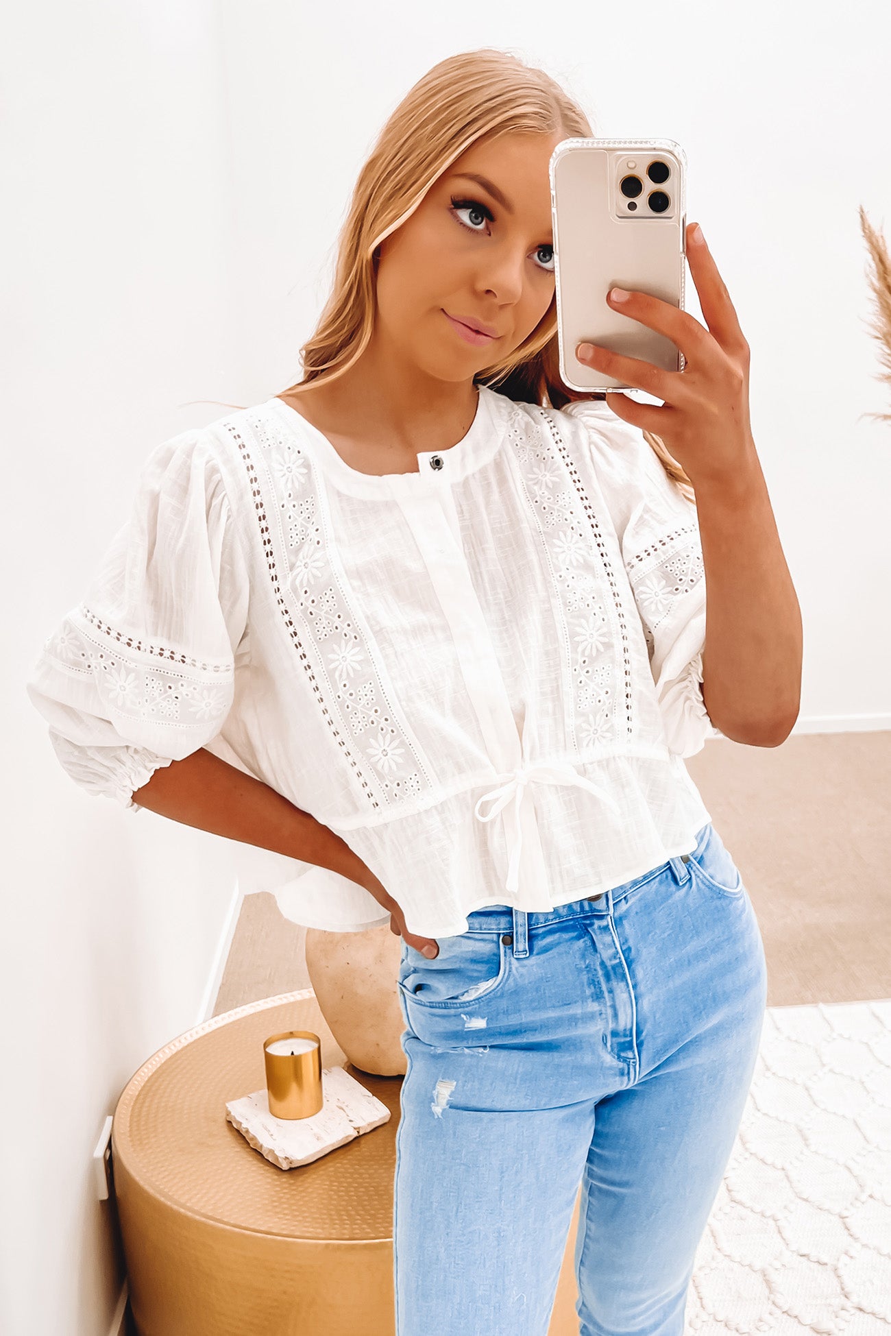 Ashlyn Top White