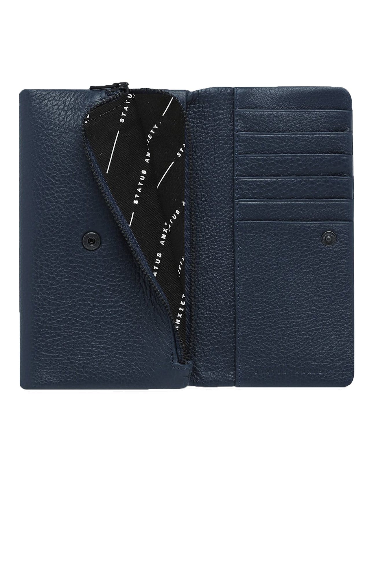 Audrey Wallet Pebble Navy