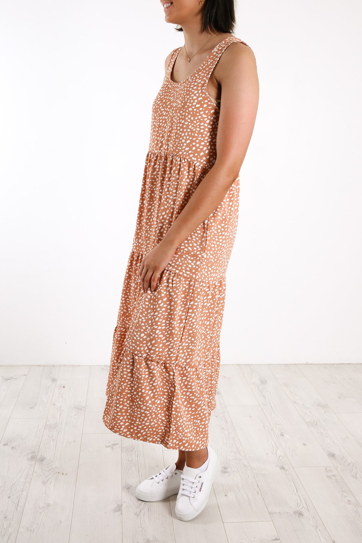 Blair Midi Dress Orange