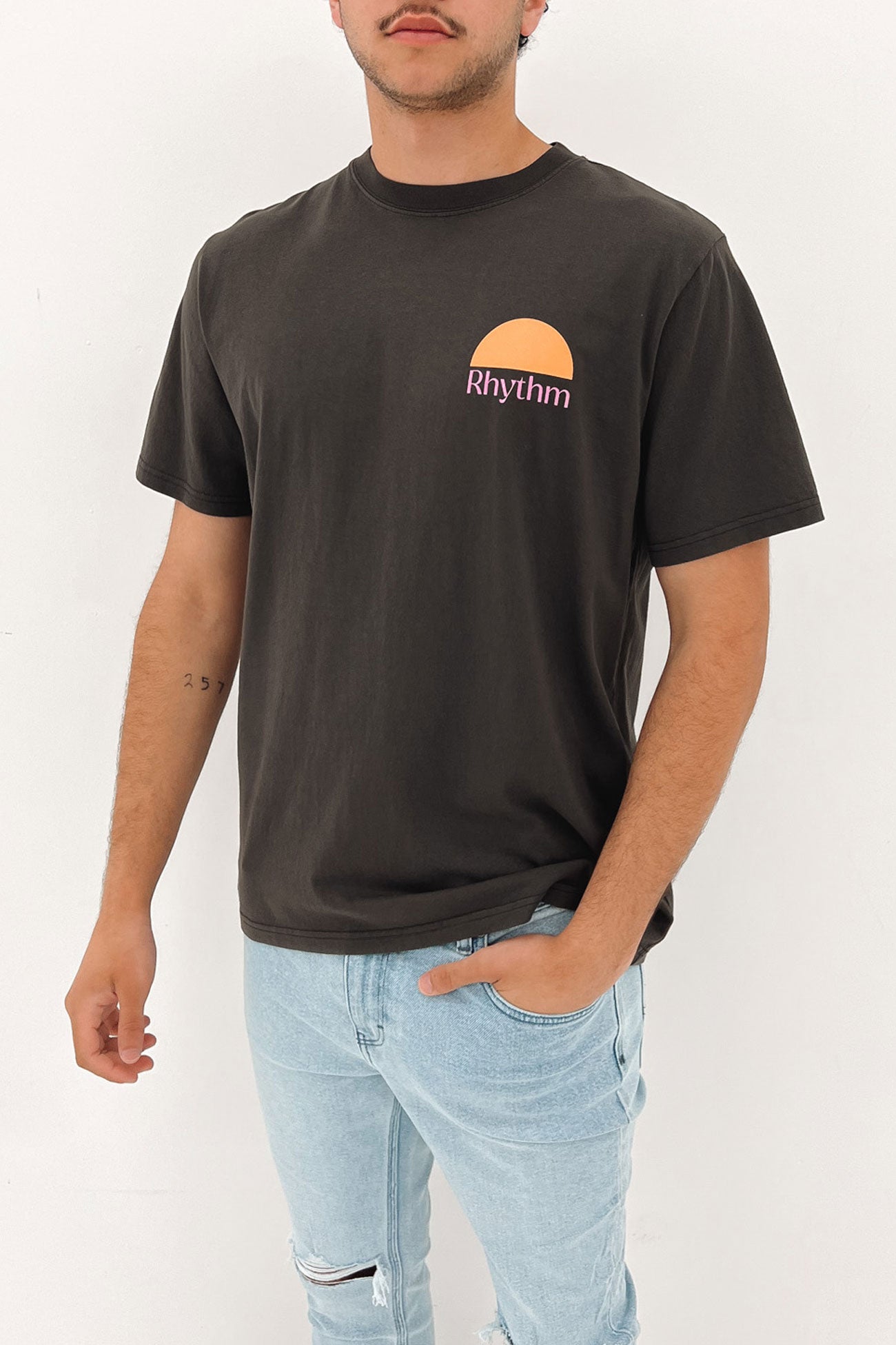 Blend Vintage Short Sleeve T-Shirt Vintage Black