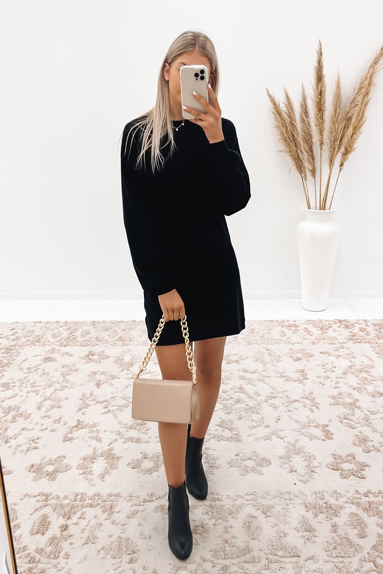 Bobbie Mini Dress Black