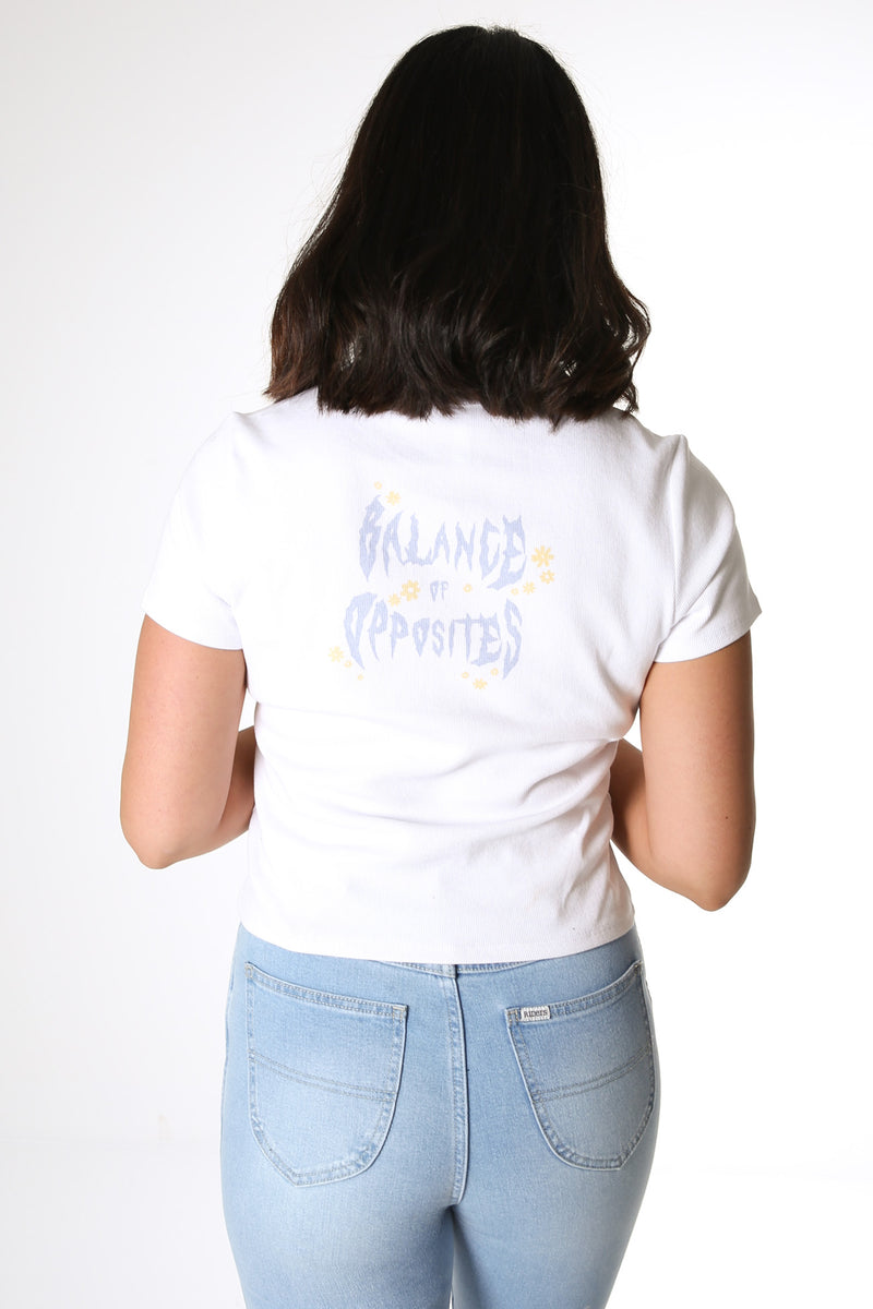 Boo Baby Tee Antique White